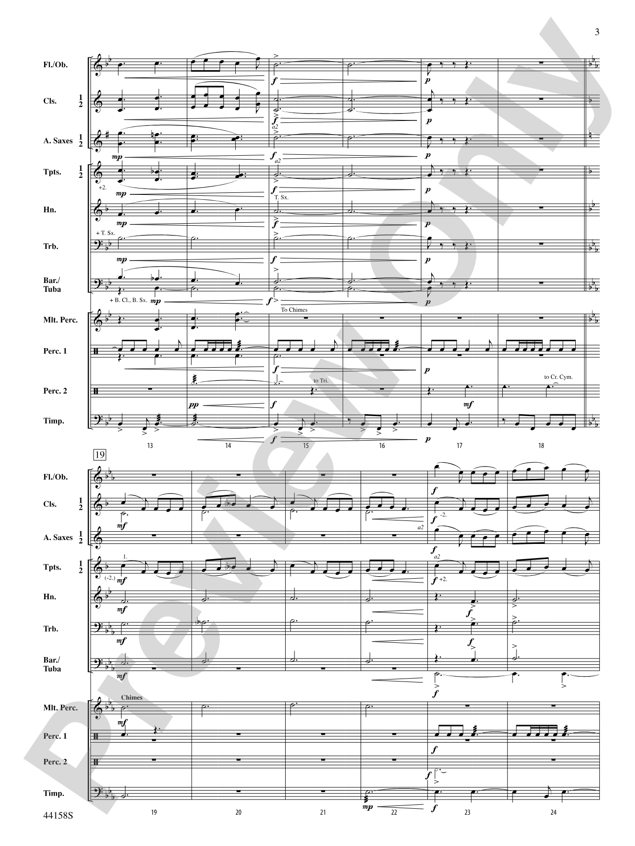 Bring a Torch, Jeanette, Isabella: Concert Band Conductor Score & Parts