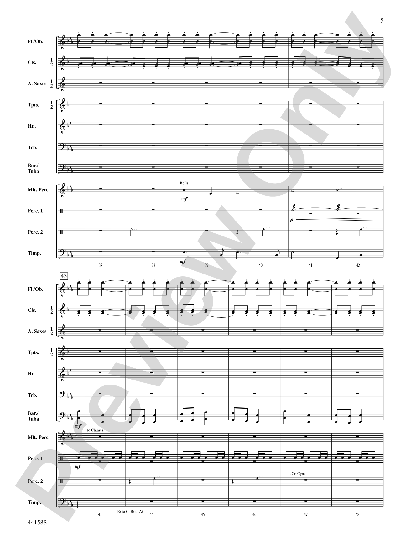 Bring a Torch, Jeanette, Isabella: Concert Band Conductor Score & Parts