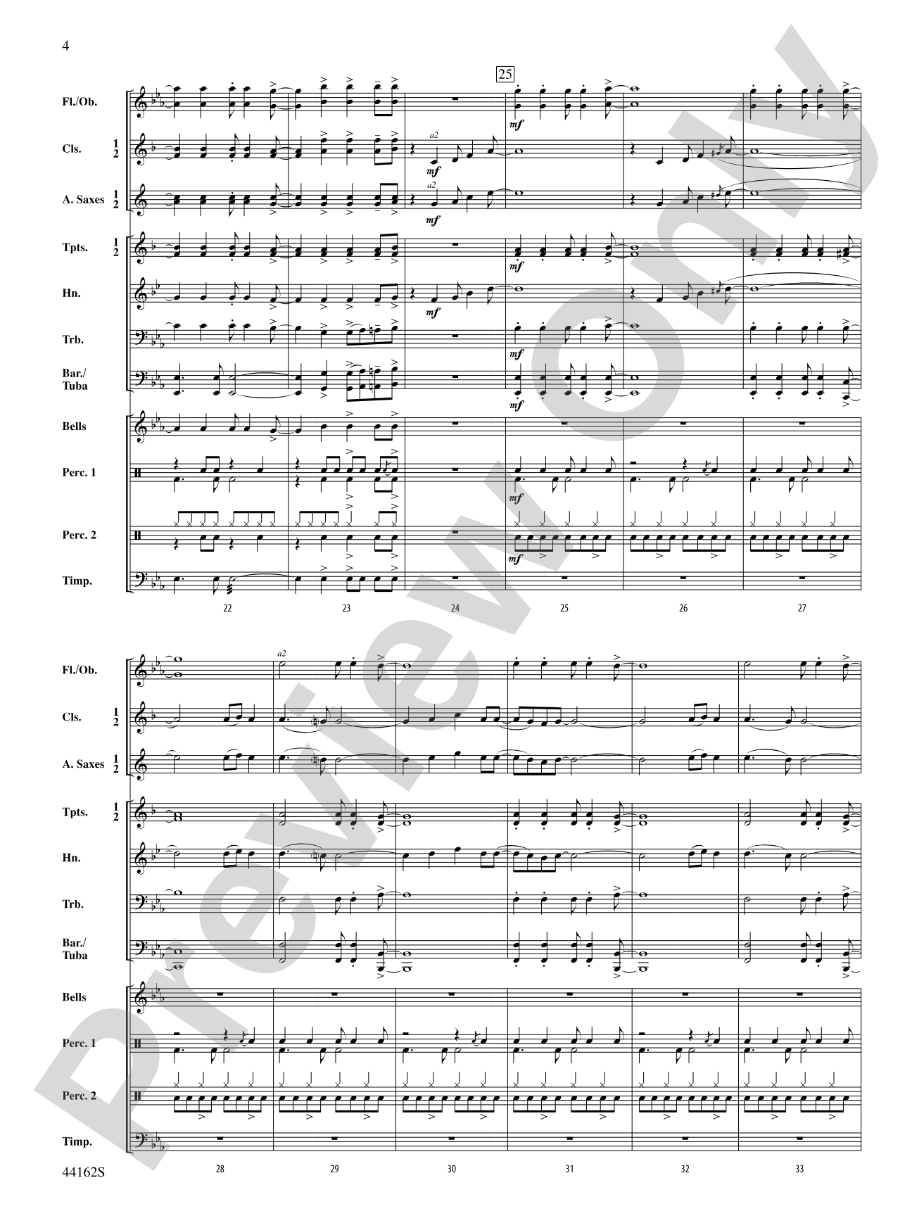 O Happy Day: Concert Band Conductor Score & Parts