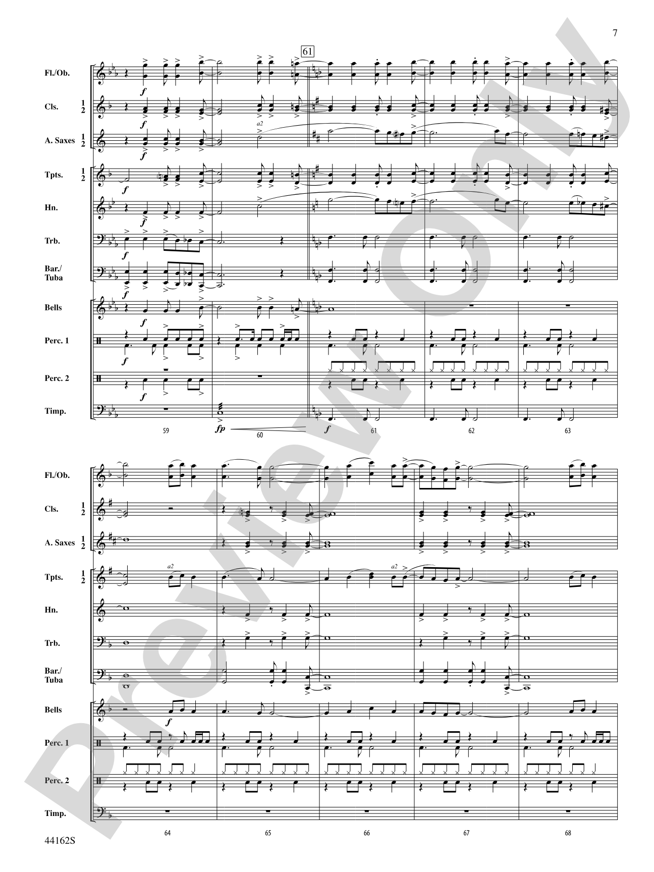O Happy Day: Concert Band Conductor Score & Parts