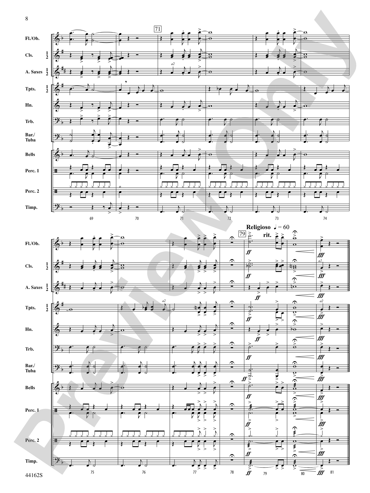 O Happy Day: Concert Band Conductor Score & Parts