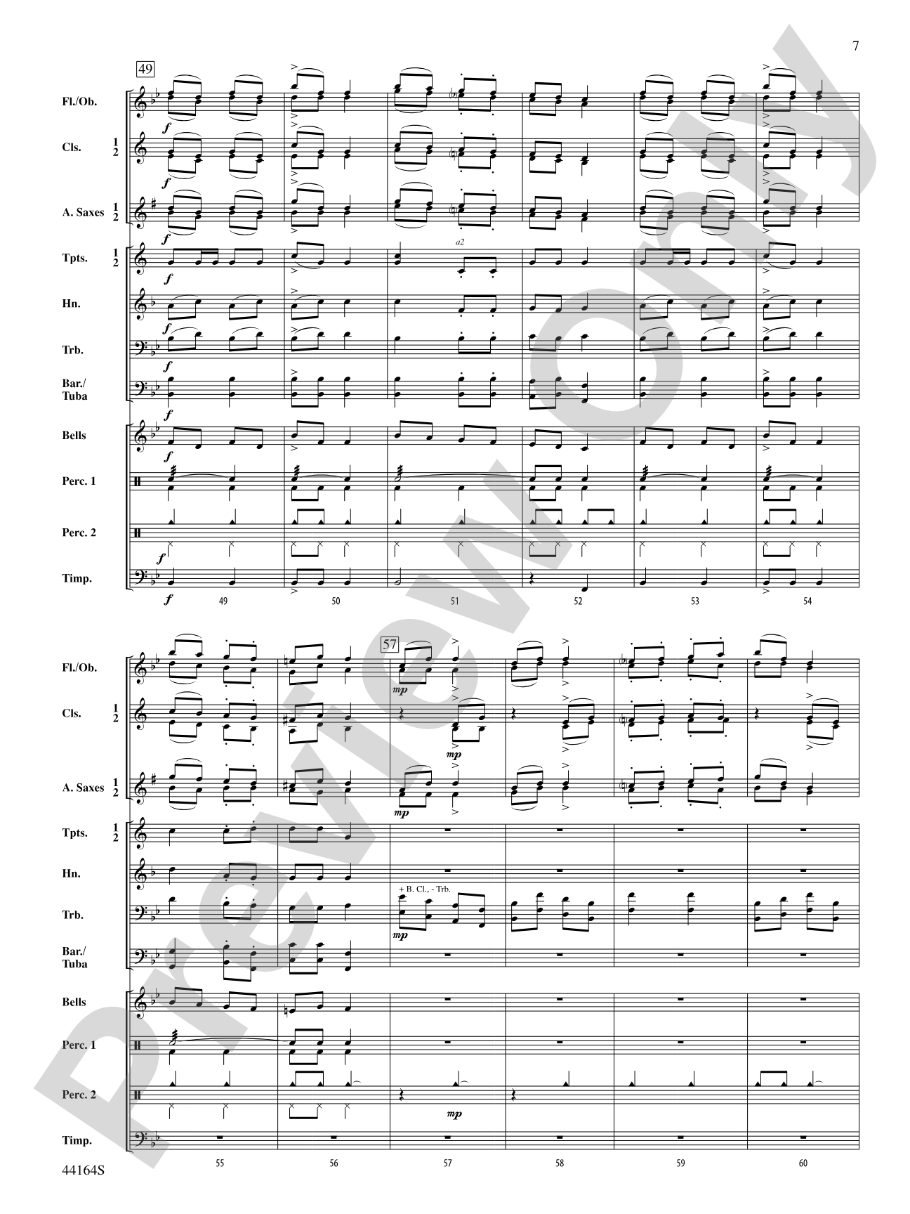 Ecossaise for Military Band, WoO 22: Concert Band Conductor Score & Parts