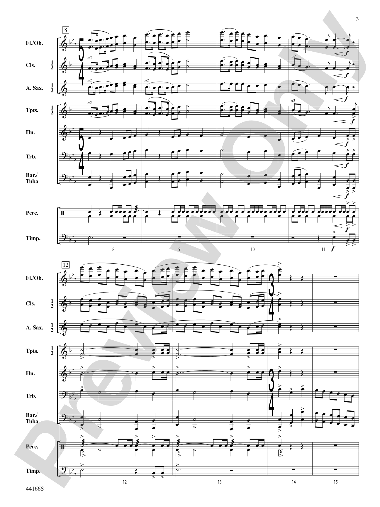 Point of the Mountain: Concert Band Conductor Score & Parts