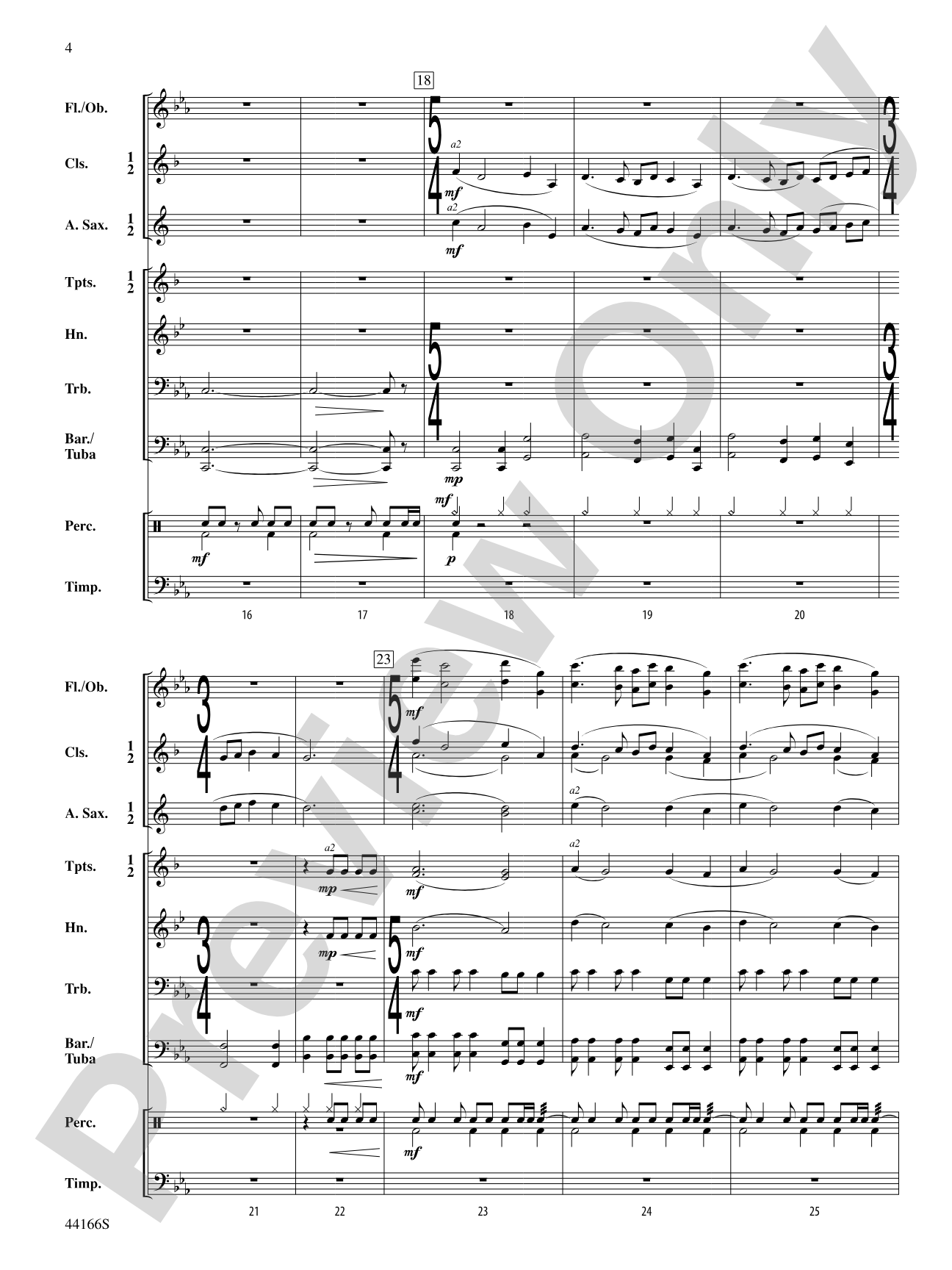 Point of the Mountain: Concert Band Conductor Score & Parts