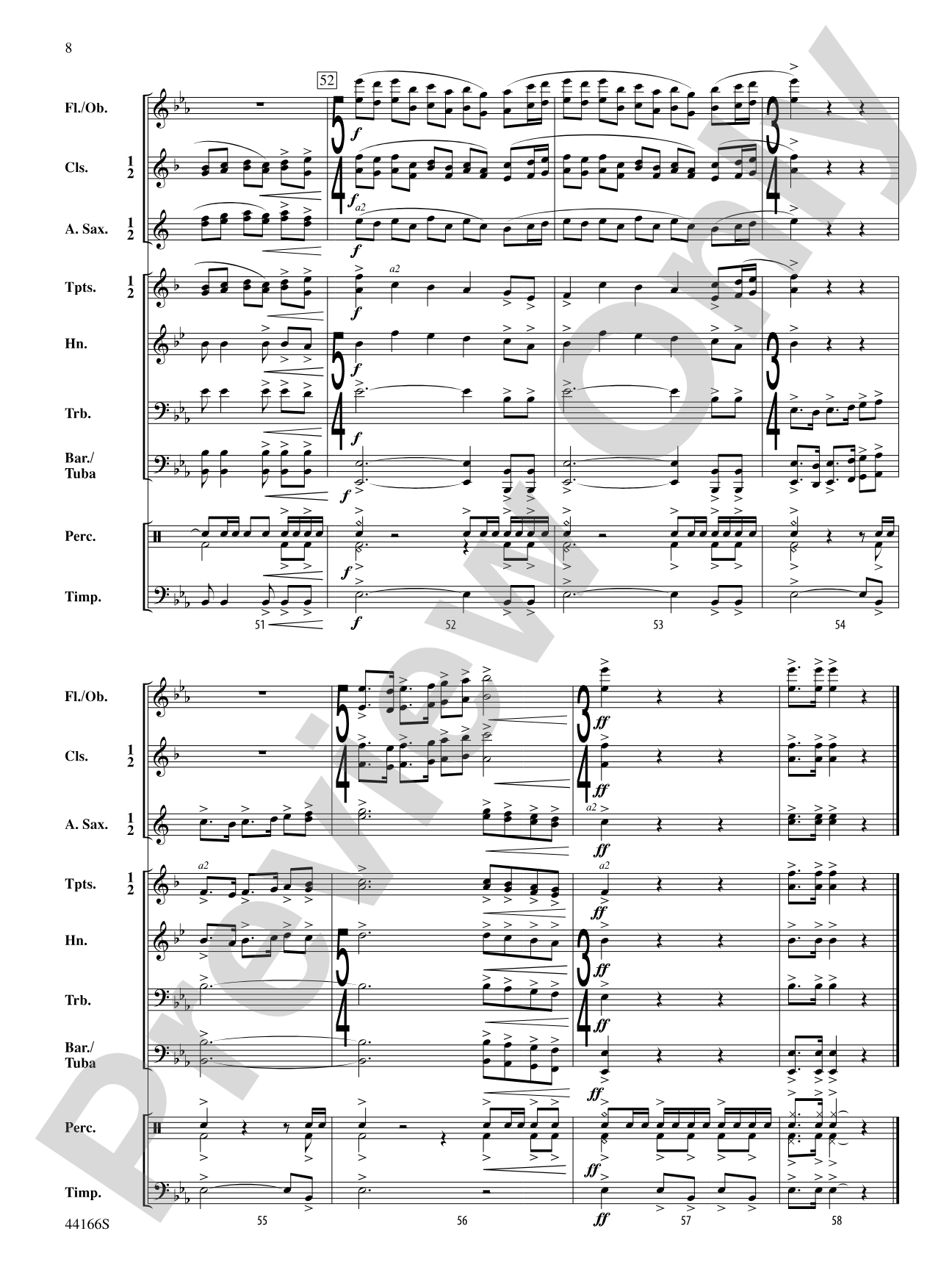 Point of the Mountain: Concert Band Conductor Score & Parts