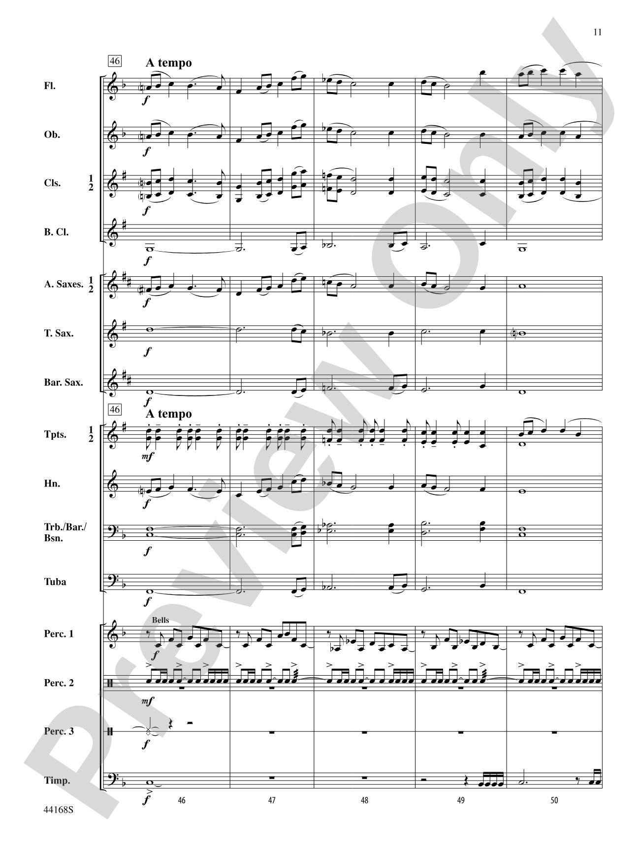 Dream Tides: Concert Band Conductor Score & Parts