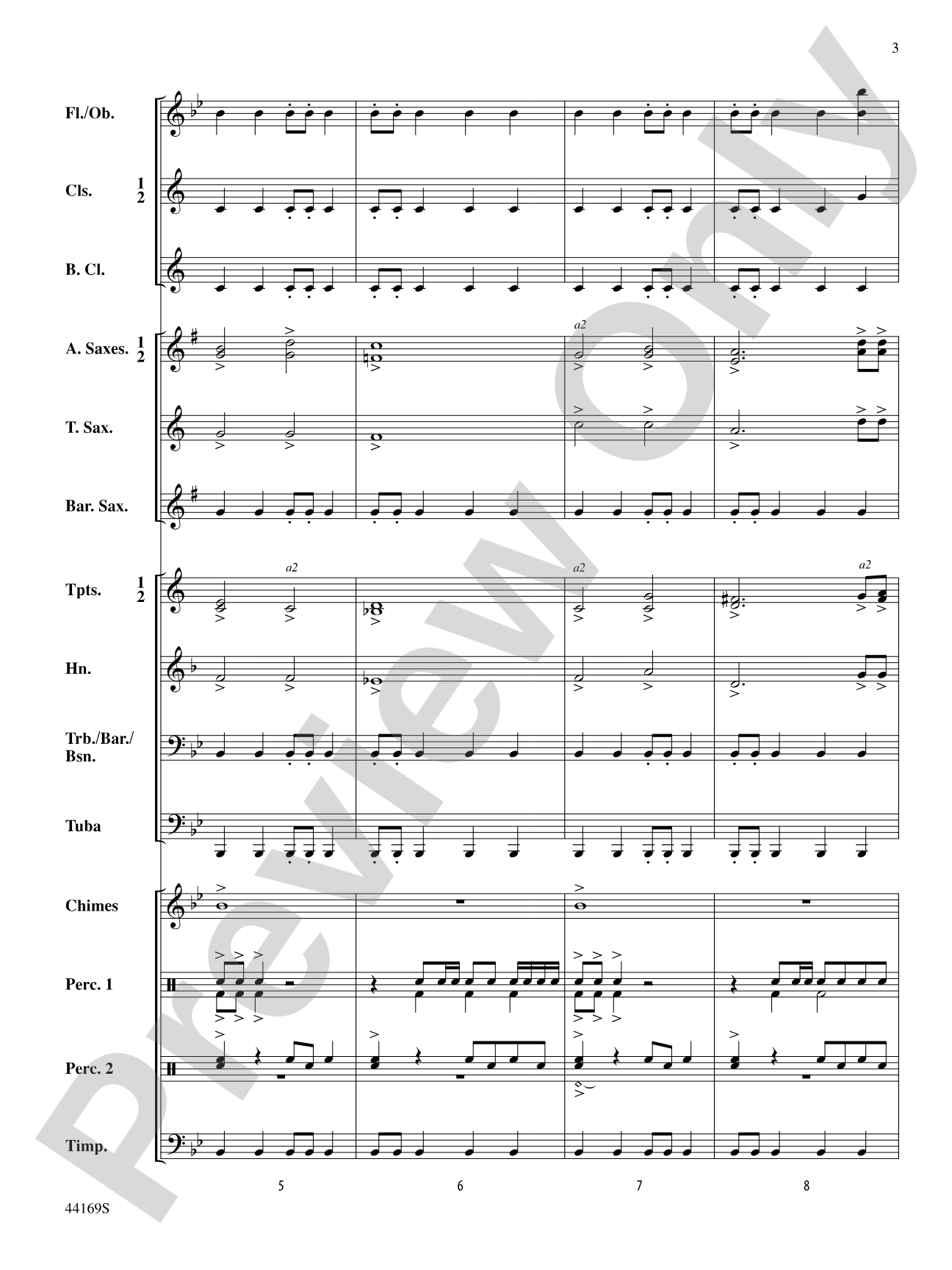 Super Hero: Concert Band Conductor Score & Parts