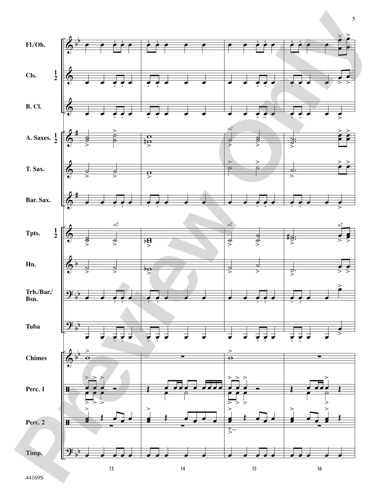 Super Hero: Concert Band Conductor Score & Parts