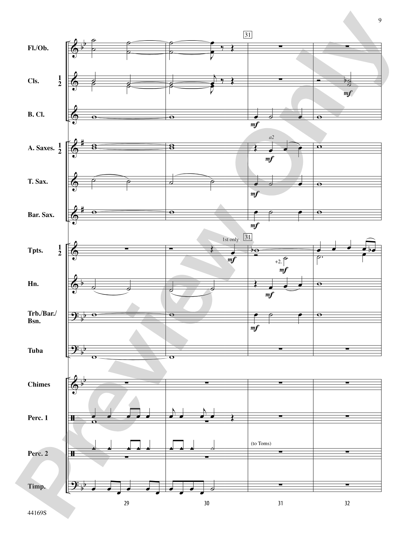 Super Hero: Concert Band Conductor Score & Parts