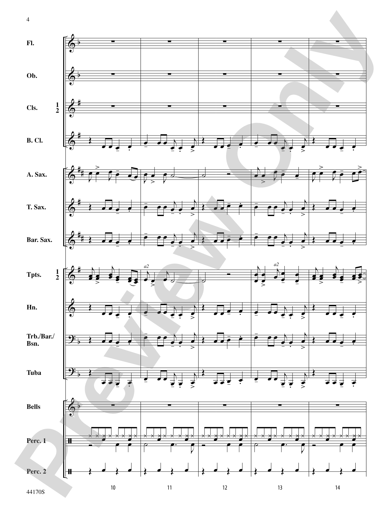 Fiesta Rock: Concert Band Conductor Score & Parts