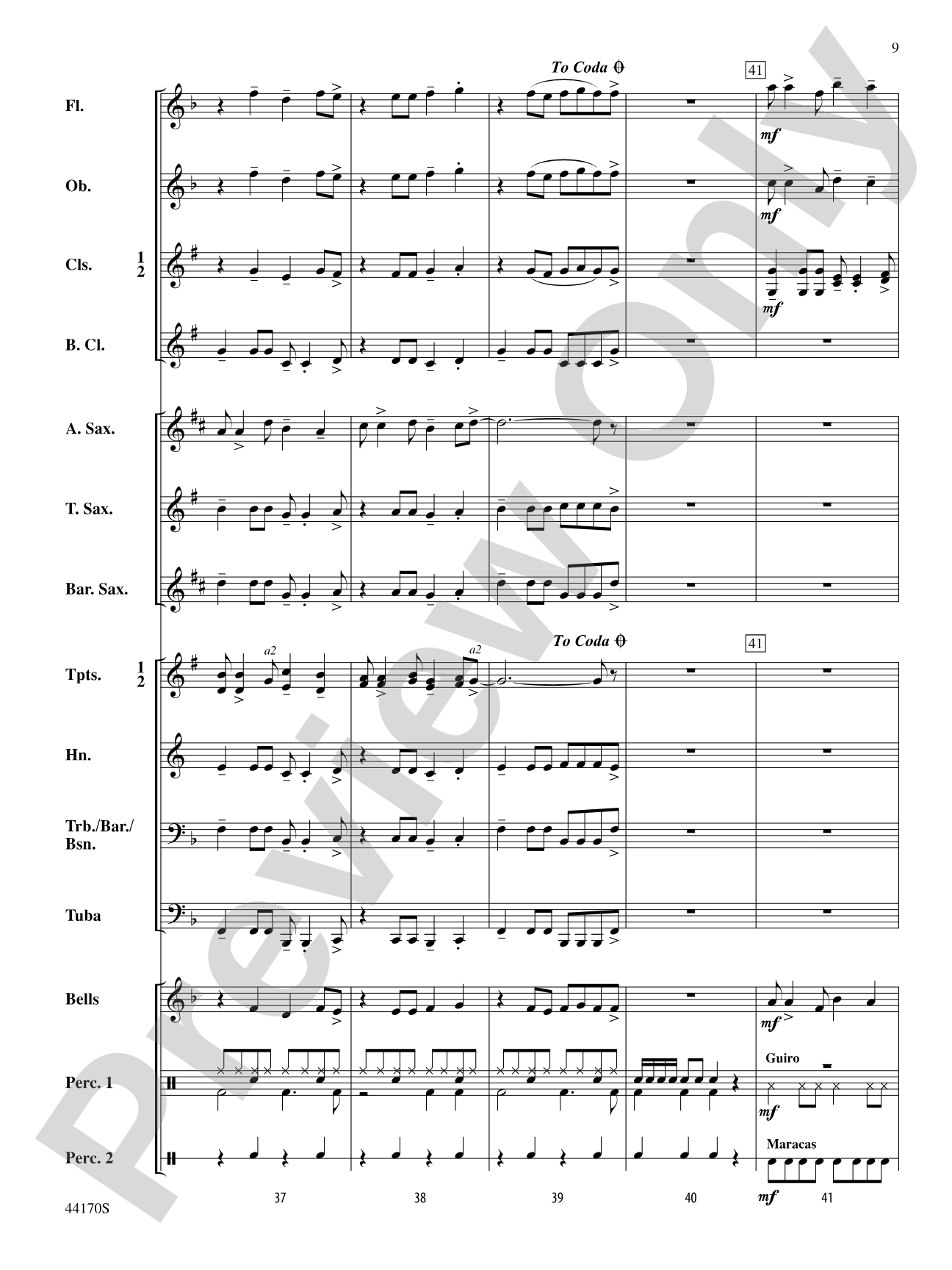 Fiesta Rock: Concert Band Conductor Score & Parts