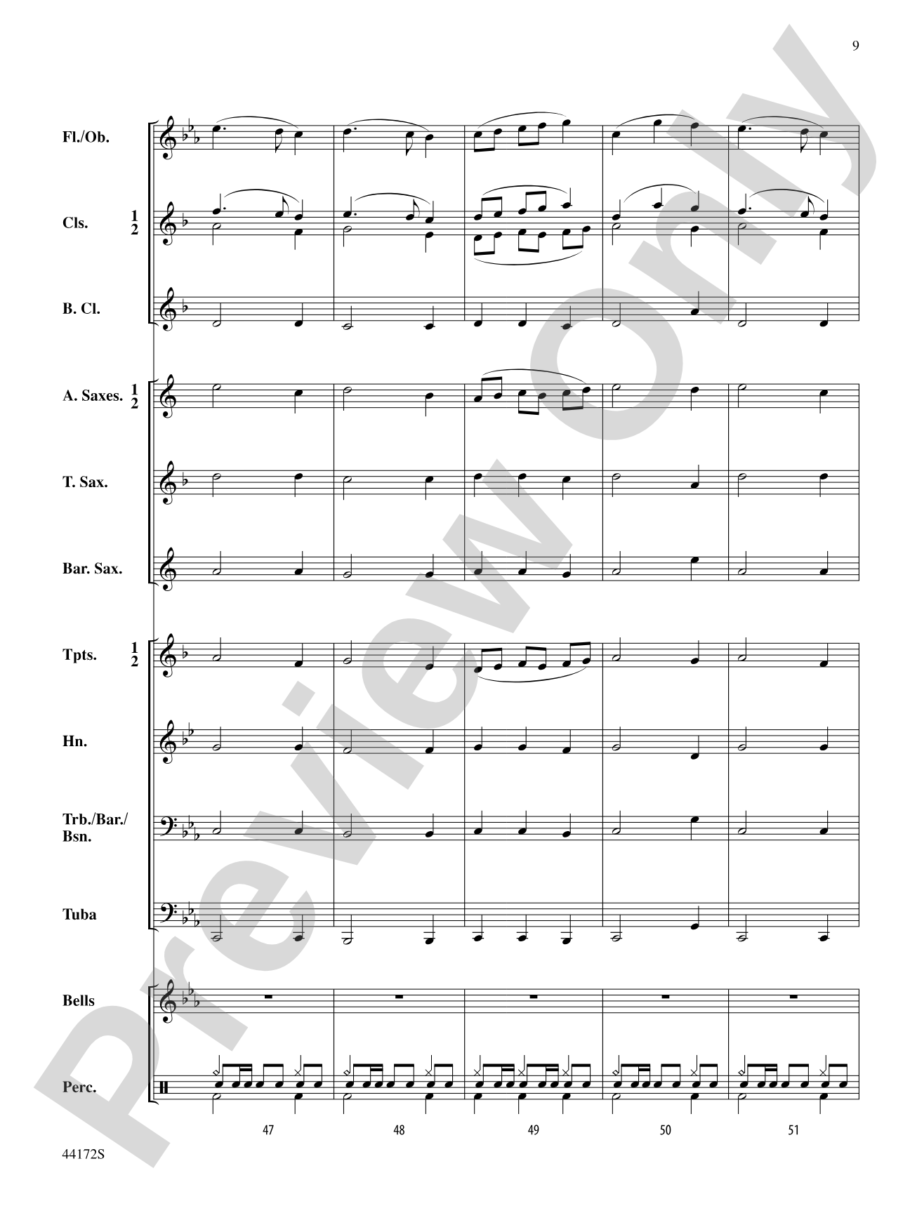 Skylight: Concert Band Conductor Score & Parts