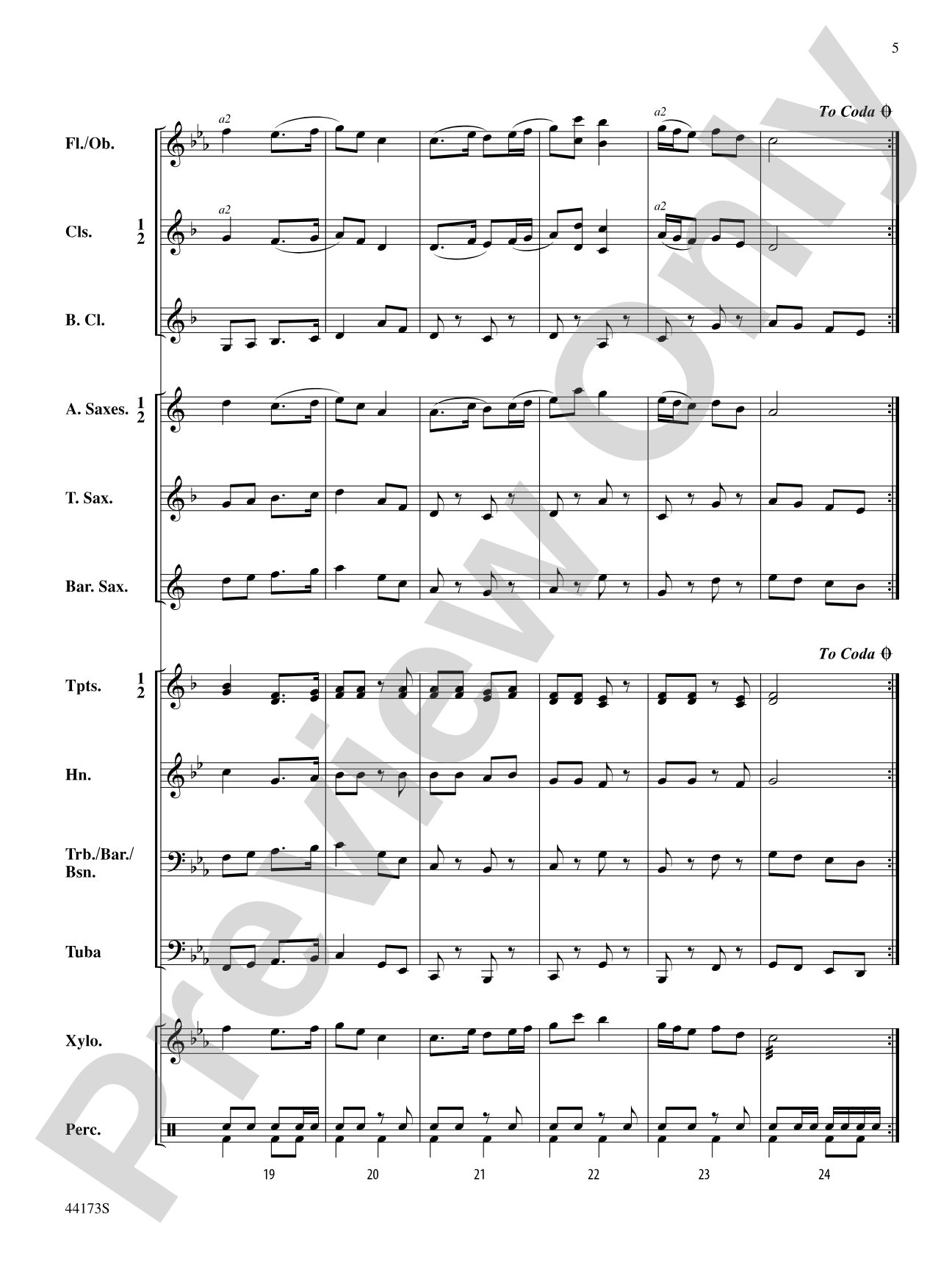Cape Breton March: Concert Band Conductor Score & Parts