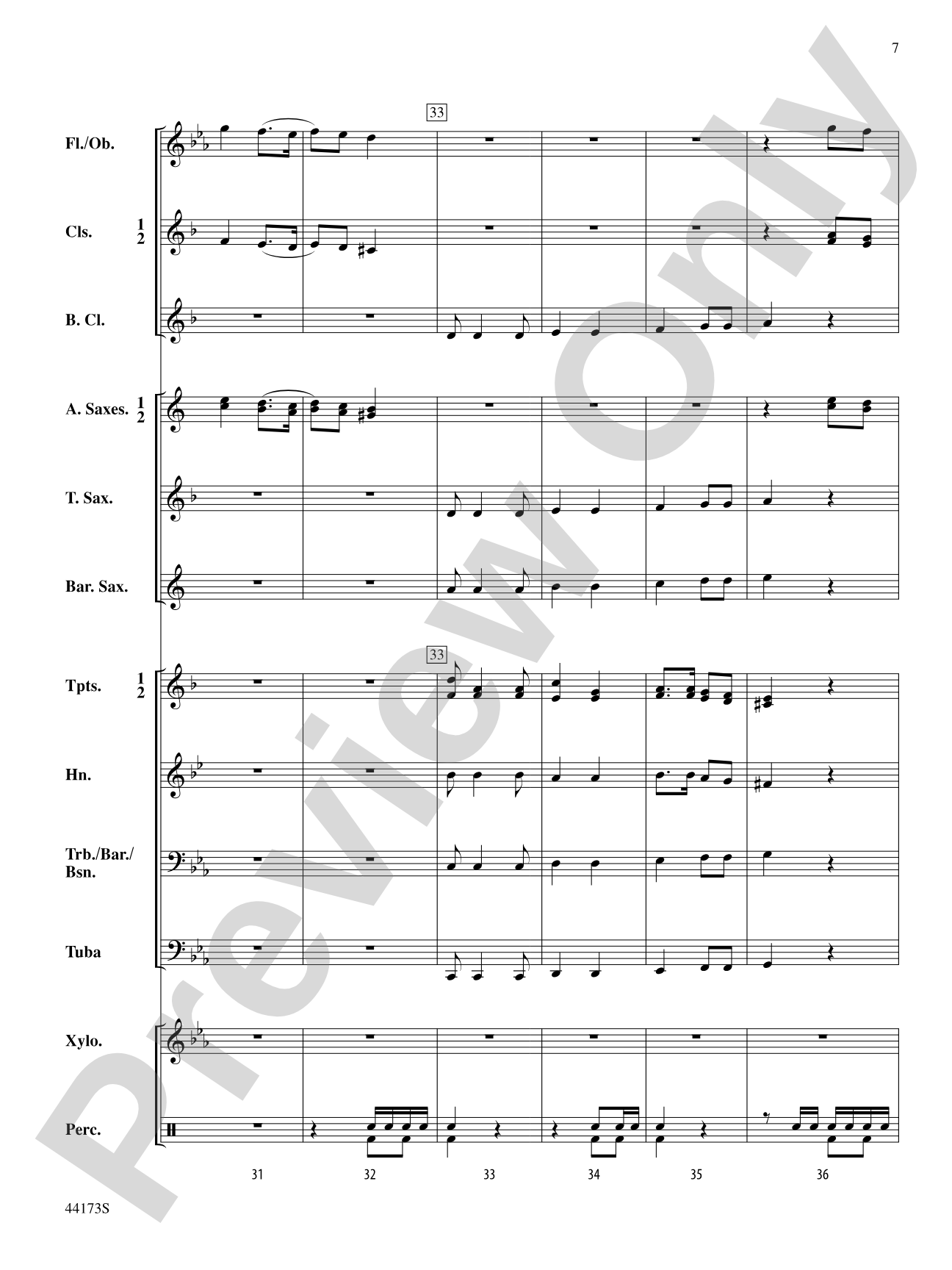 Cape Breton March: Concert Band Conductor Score & Parts