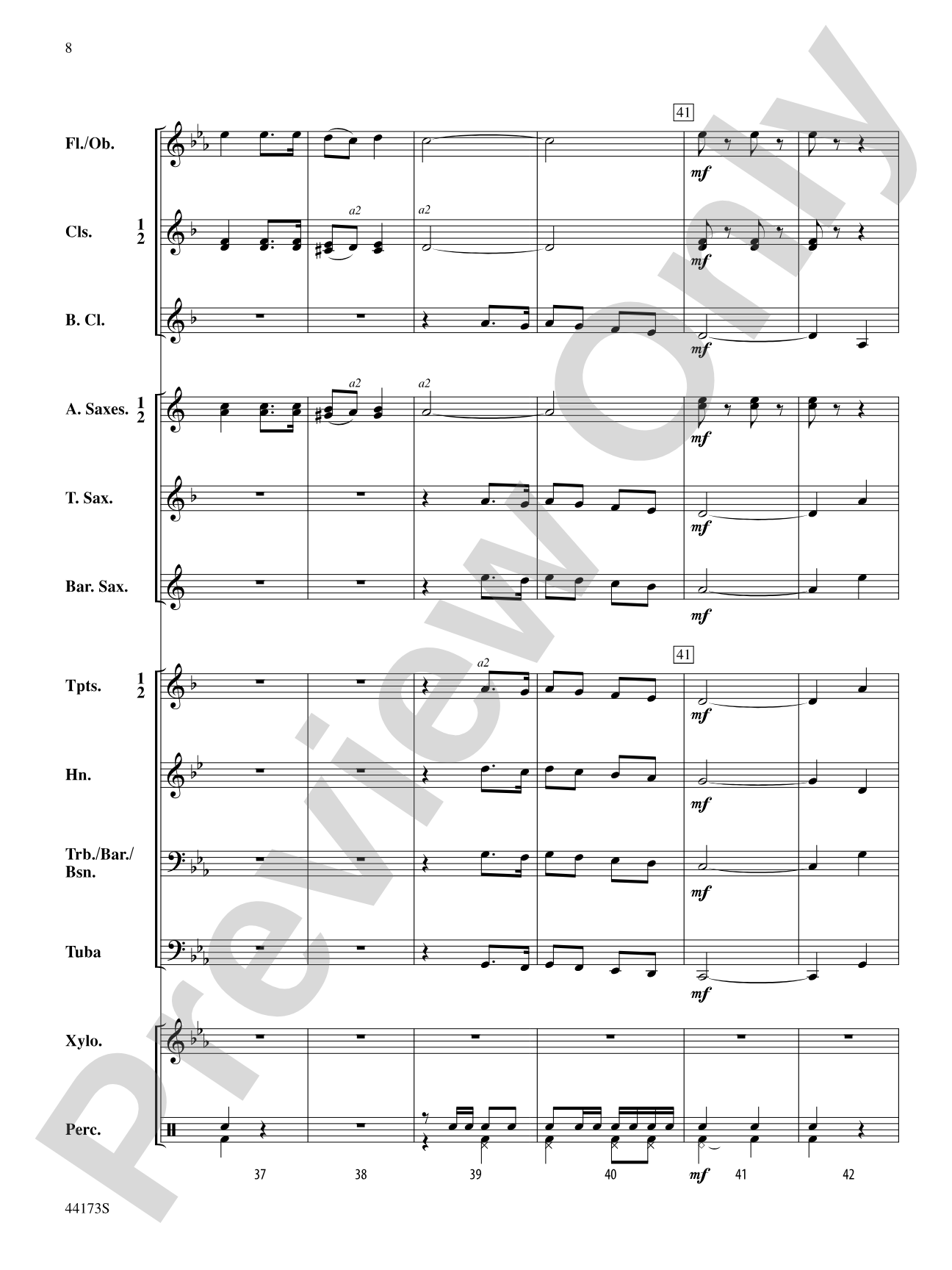 Cape Breton March: Concert Band Conductor Score & Parts