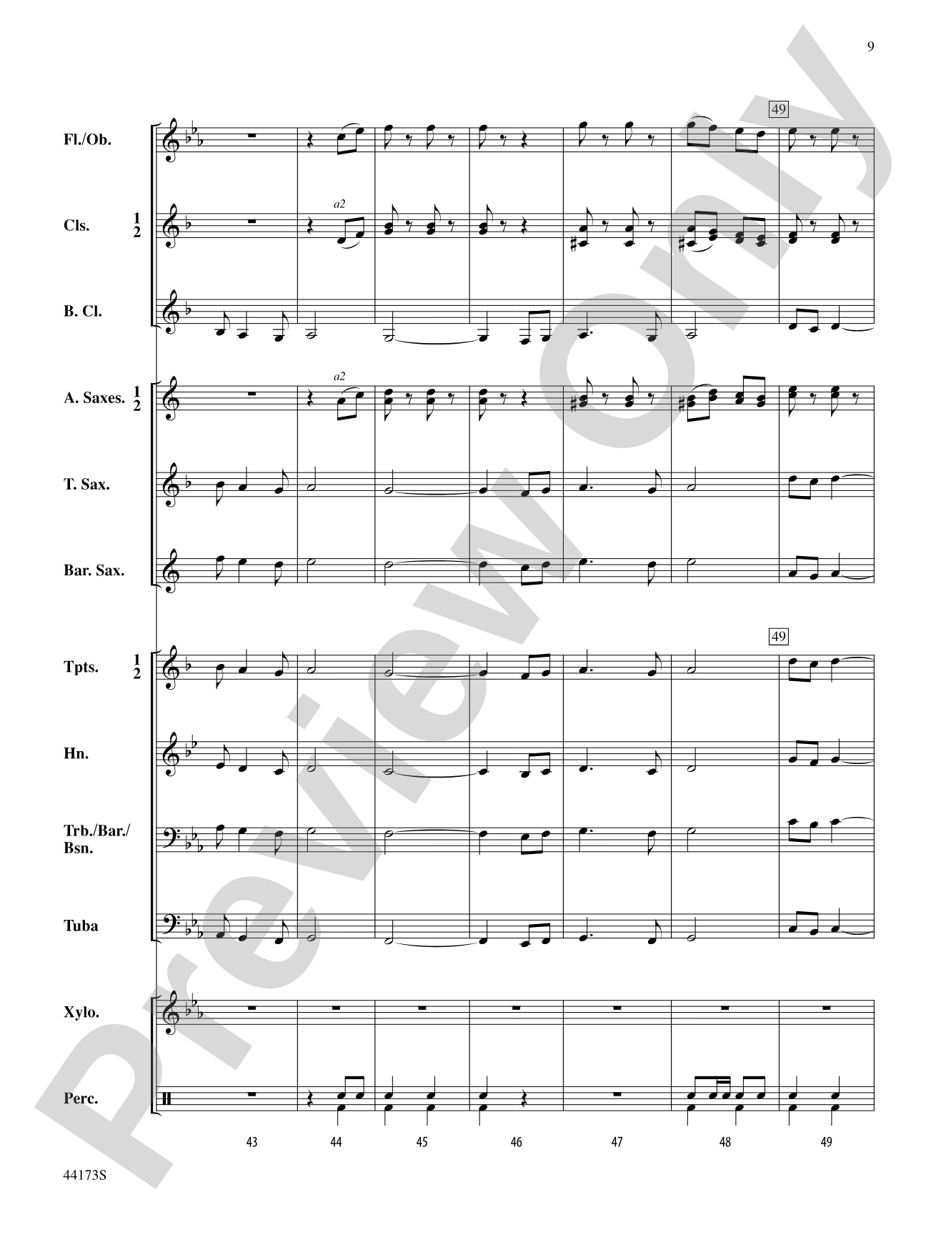Cape Breton March: Concert Band Conductor Score & Parts