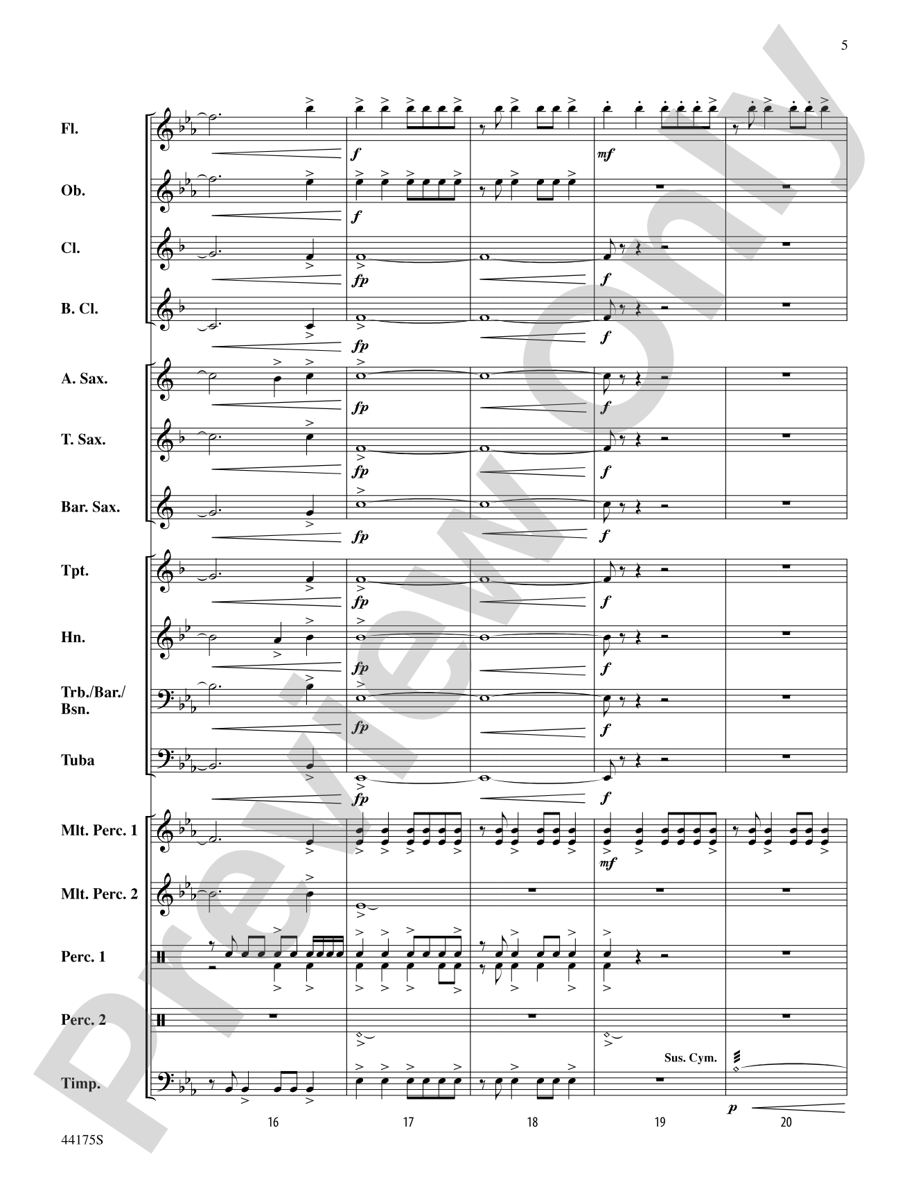 Skygazer Fanfare: Concert Band Conductor Score & Parts