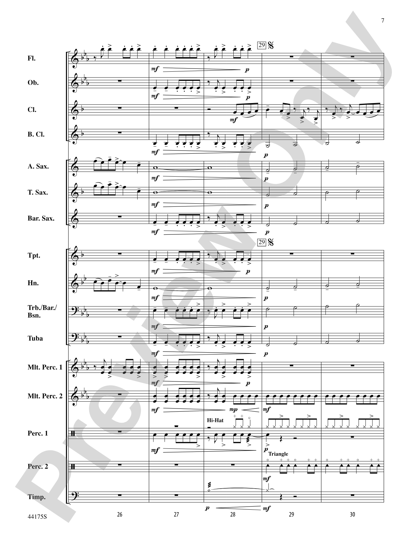 Skygazer Fanfare: Concert Band Conductor Score & Parts