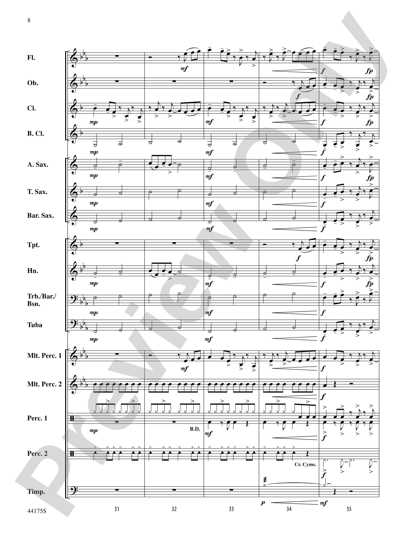 Skygazer Fanfare: Concert Band Conductor Score & Parts