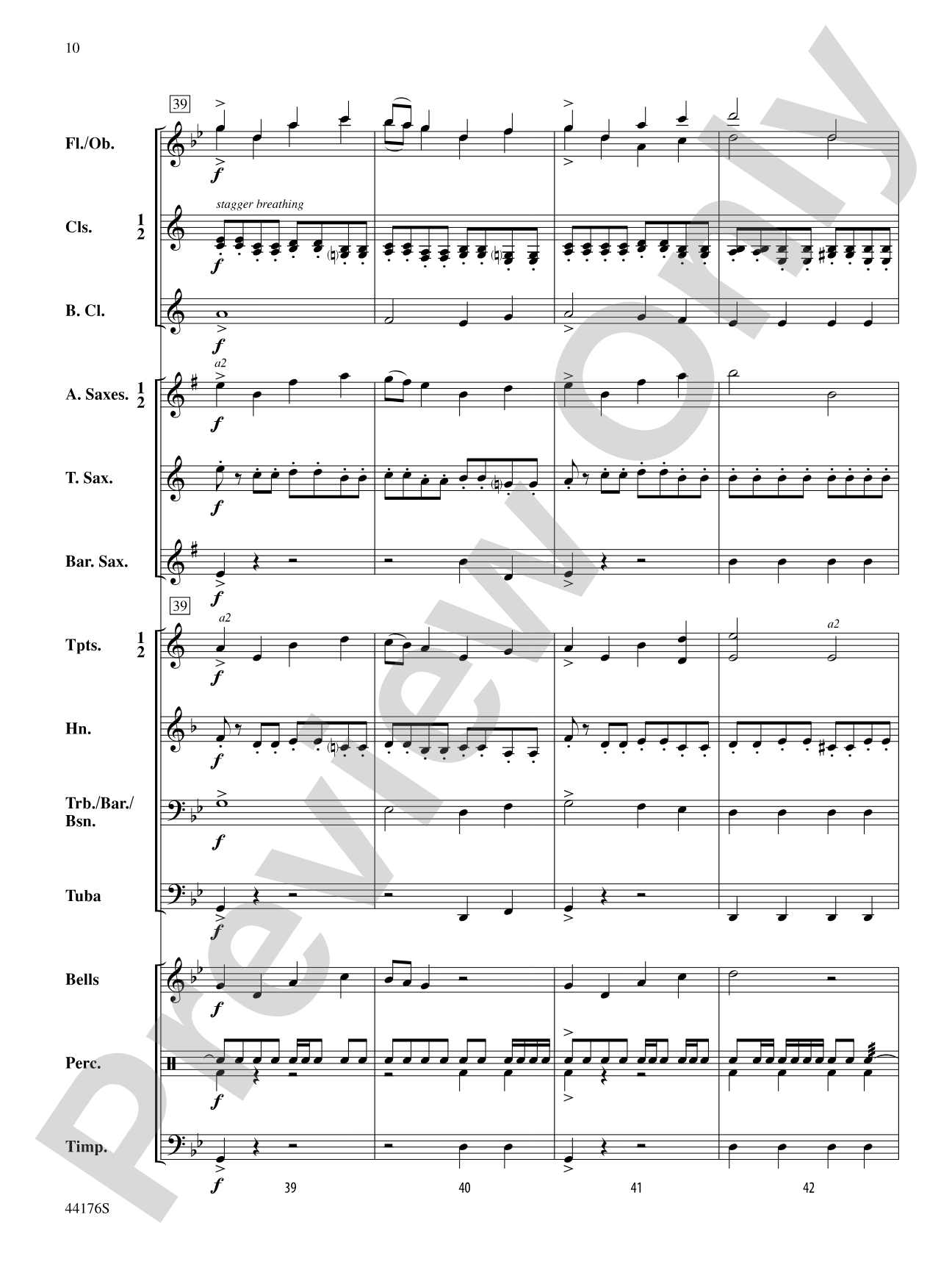 Epic: Concert Band Conductor Score & Parts