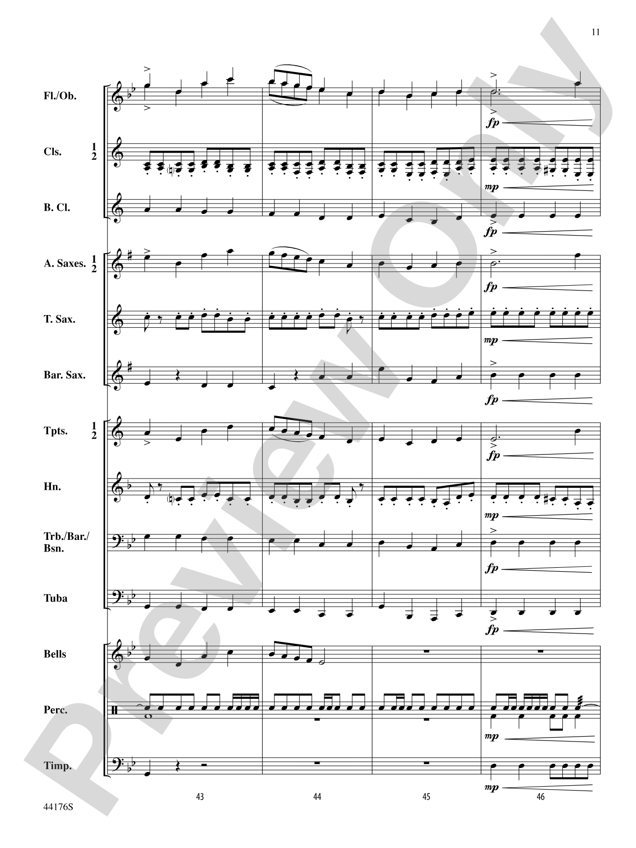Epic: Concert Band Conductor Score & Parts