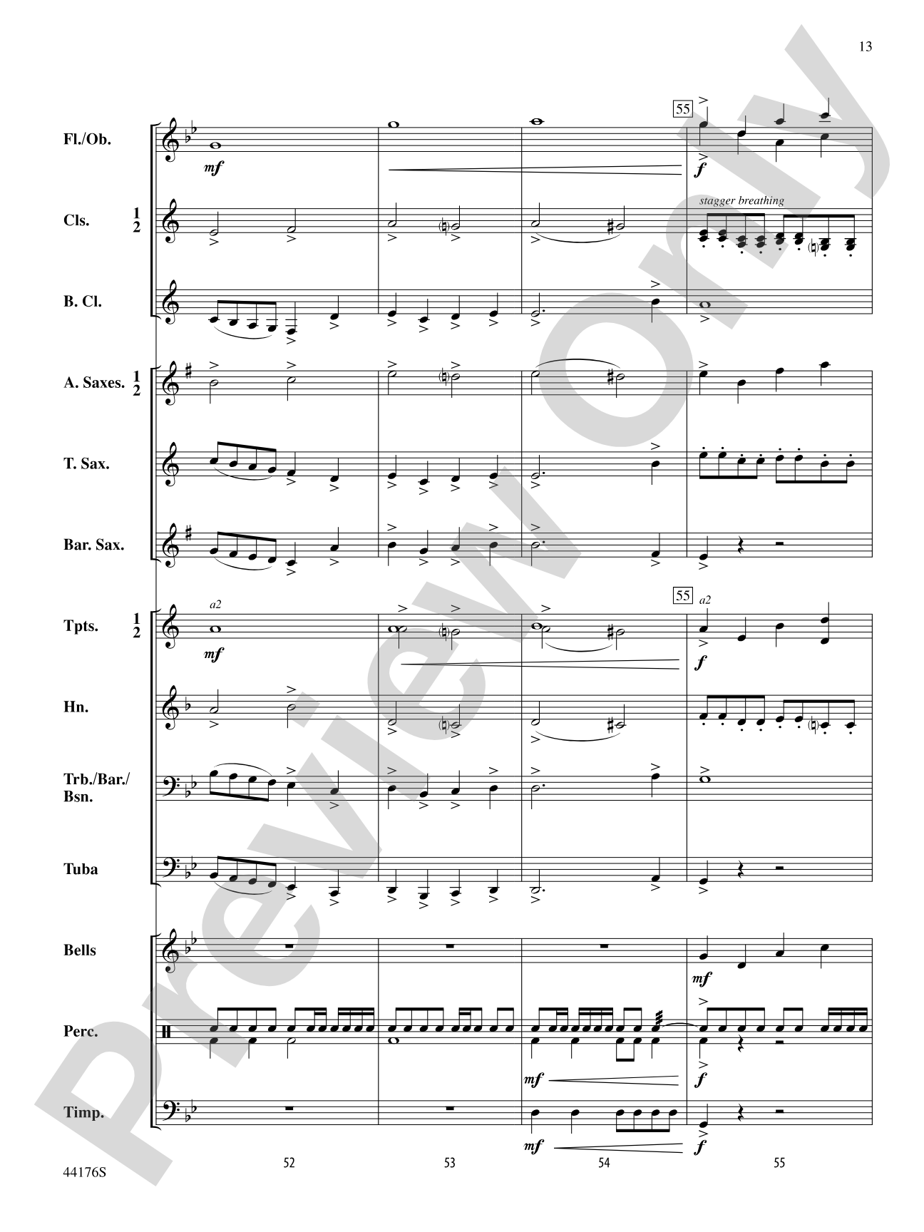 Epic: Concert Band Conductor Score & Parts