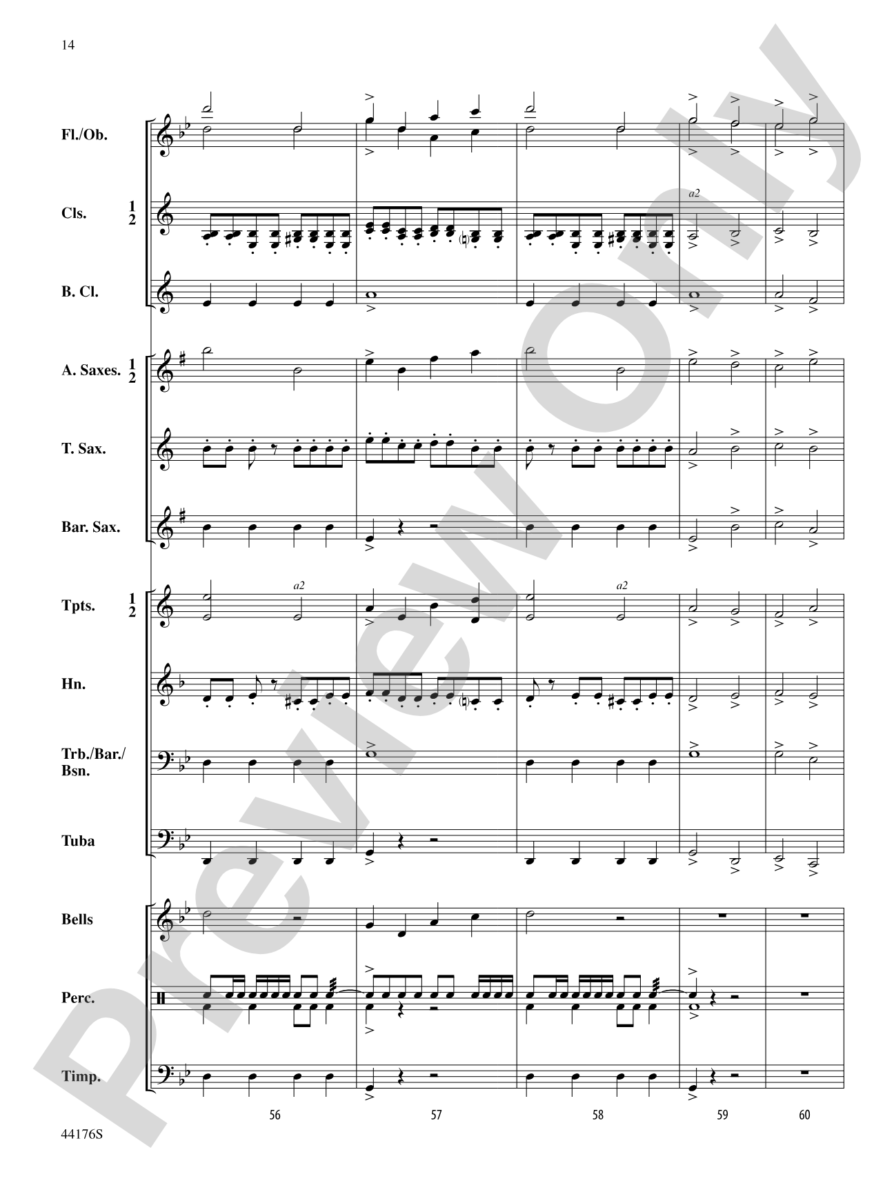 Epic: Concert Band Conductor Score & Parts