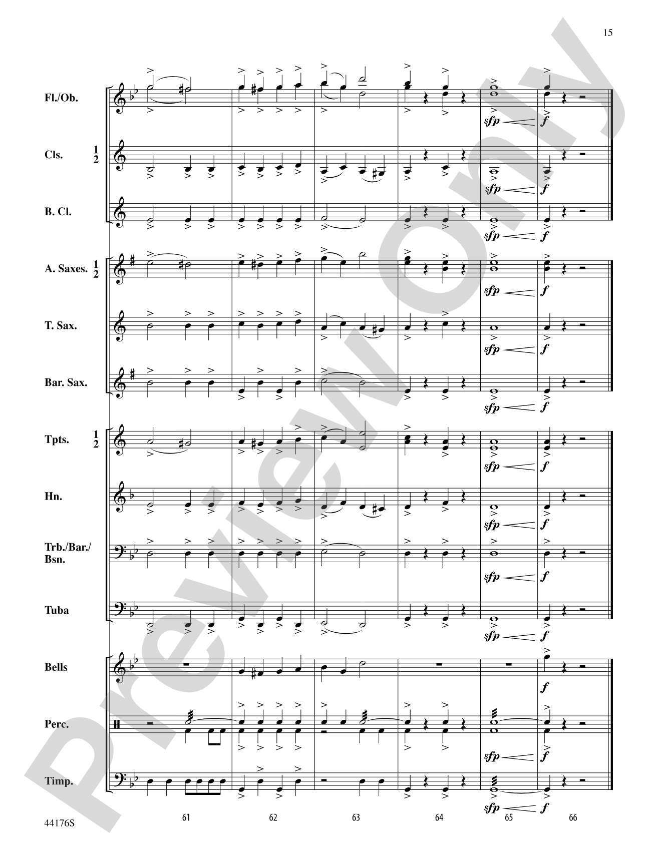 Epic: Concert Band Conductor Score & Parts