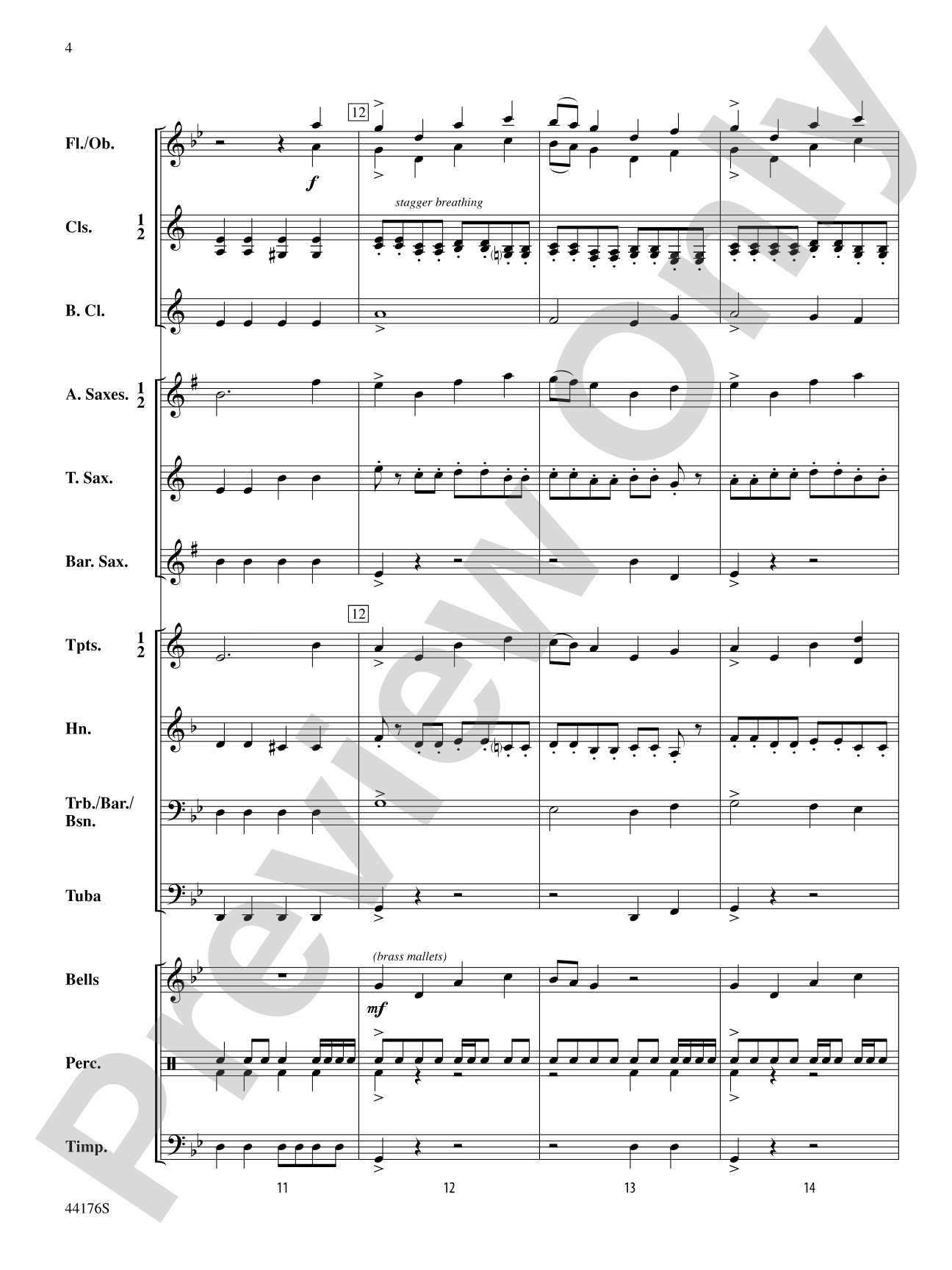Epic: Concert Band Conductor Score & Parts
