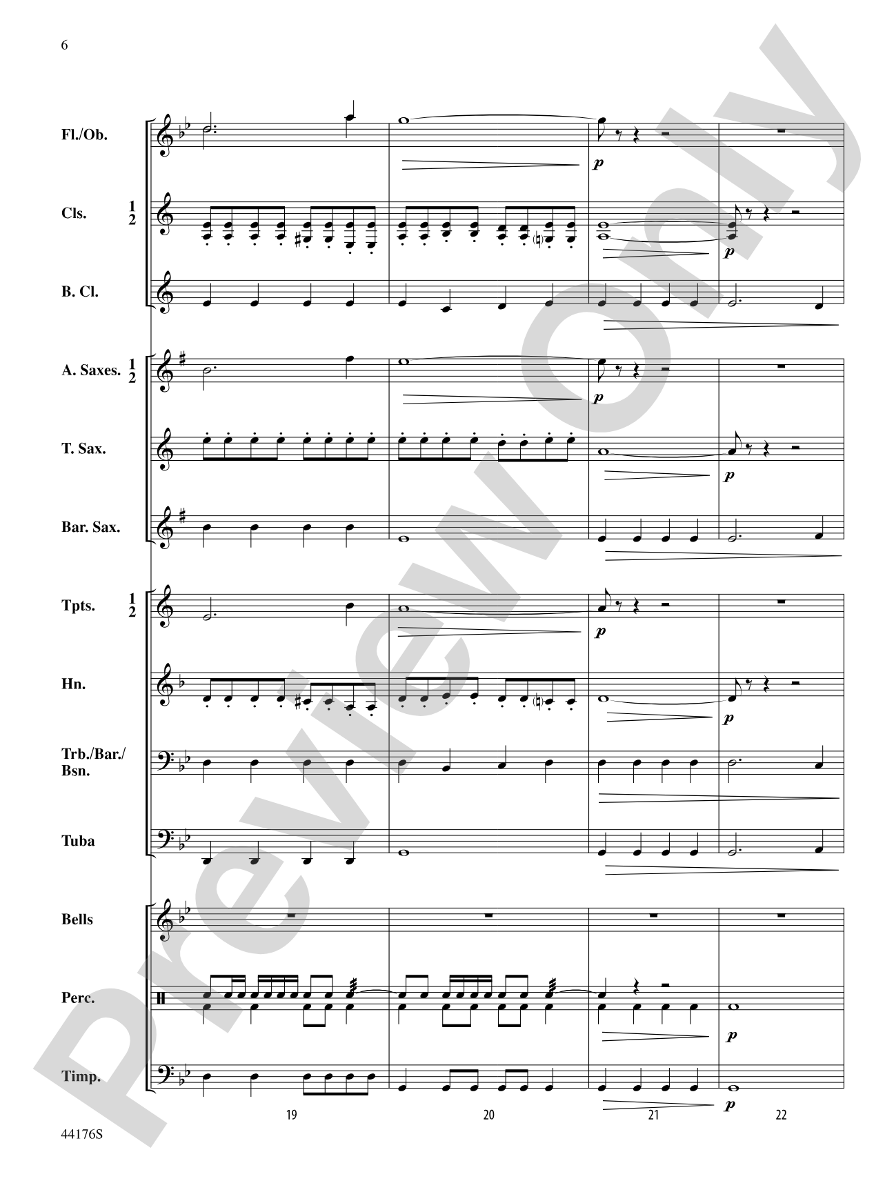Epic: Concert Band Conductor Score & Parts