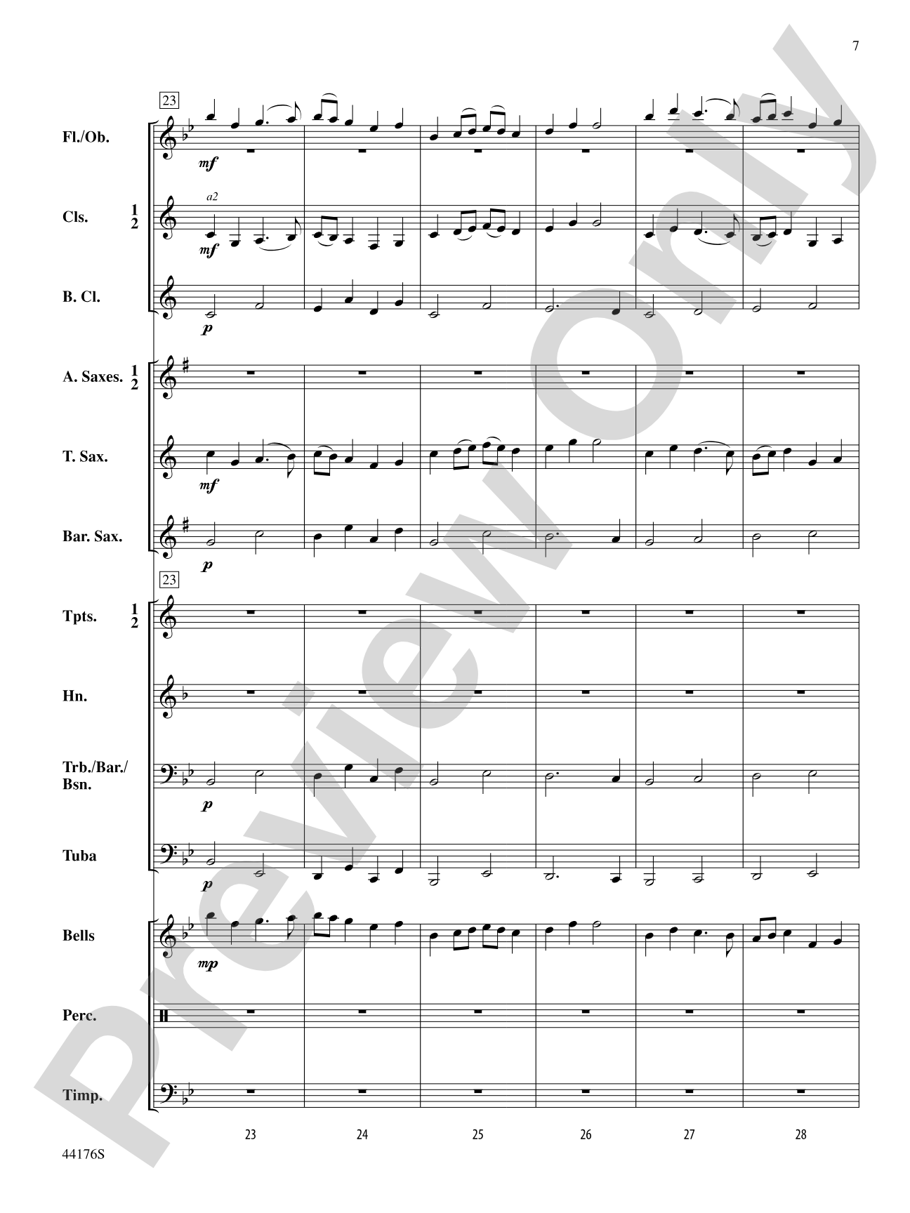 Epic: Concert Band Conductor Score & Parts