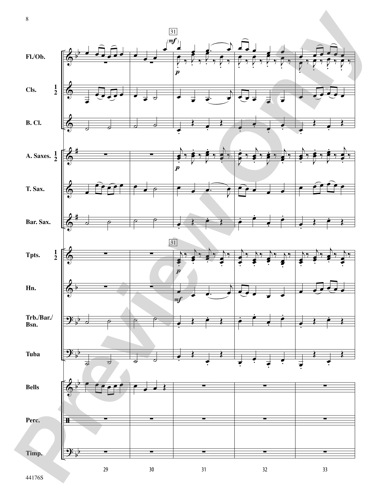 Epic: Concert Band Conductor Score & Parts