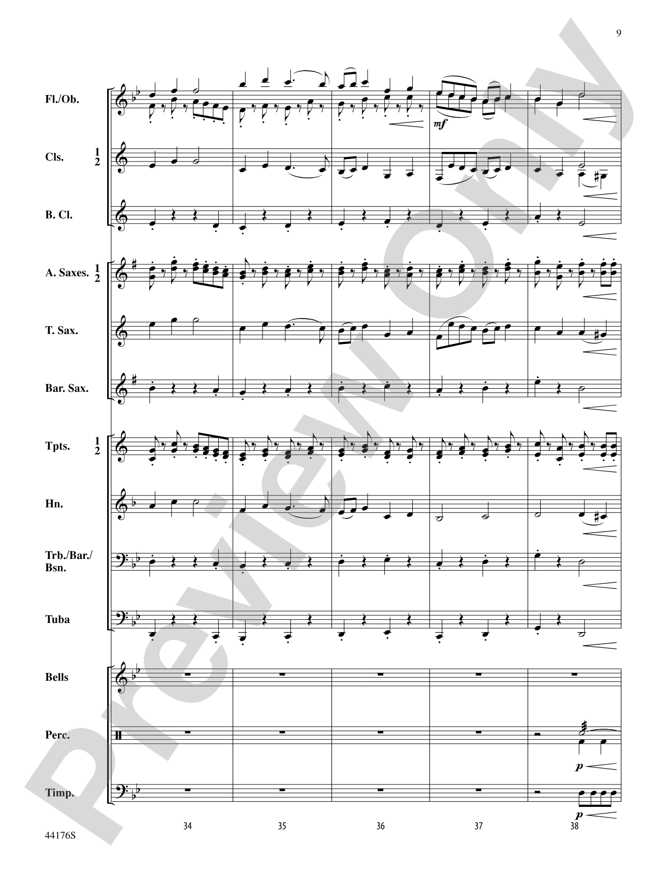 Epic: Concert Band Conductor Score & Parts