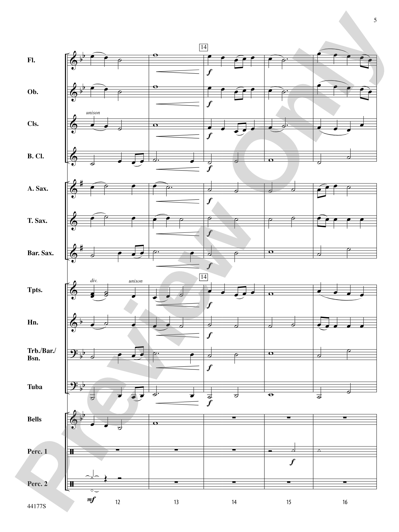 Farewell at Dawn: Concert Band Conductor Score & Parts