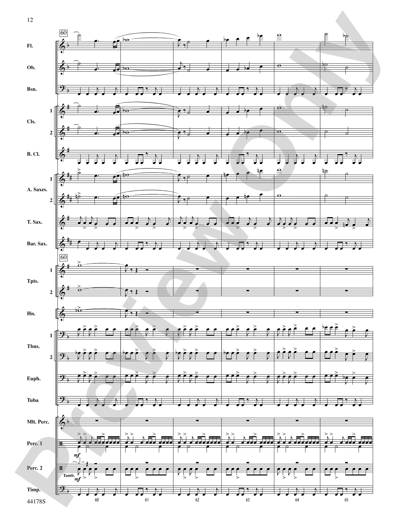 Intrepid Journey: Concert Band Conductor Score & Parts