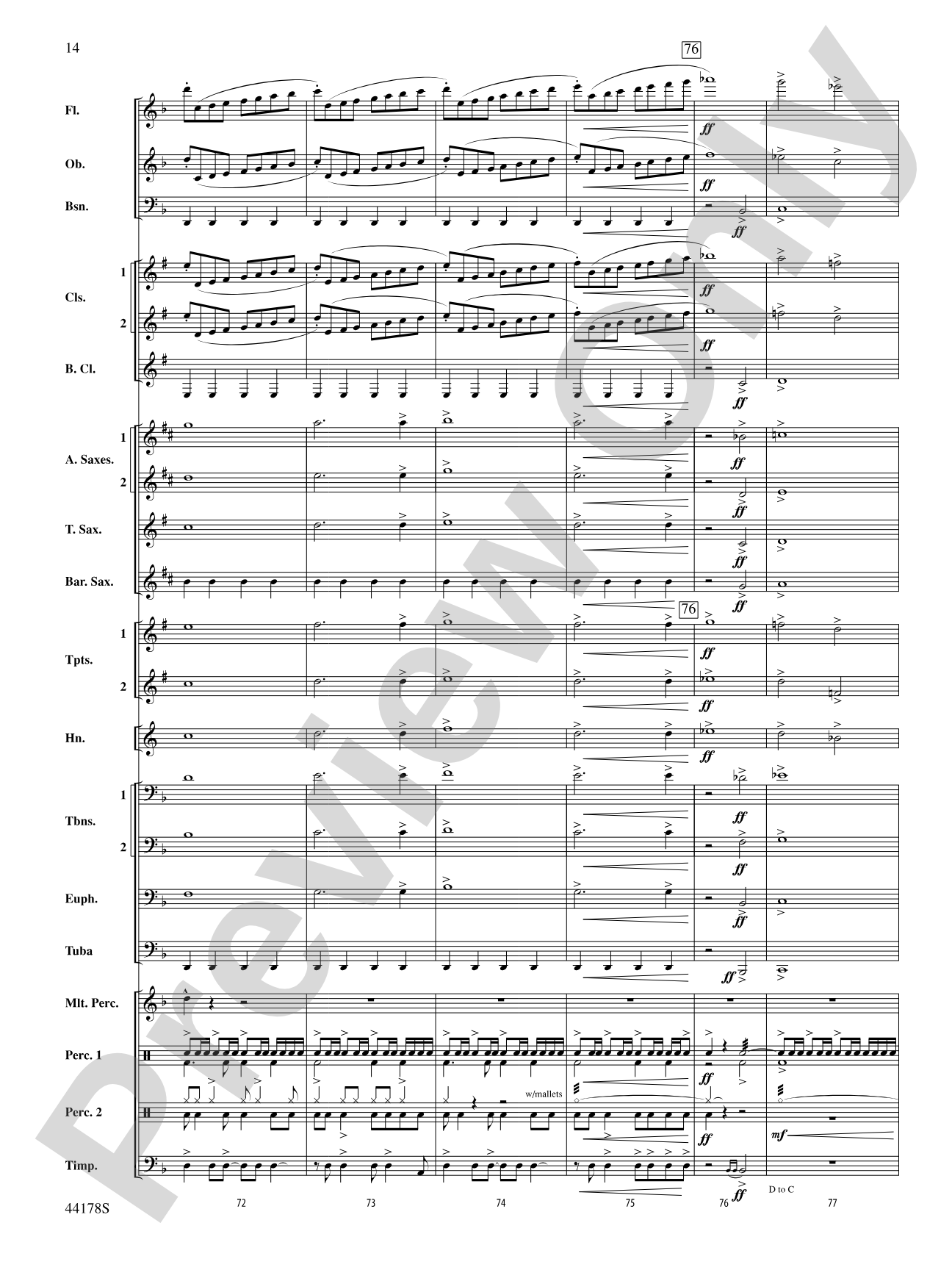 Intrepid Journey: Concert Band Conductor Score & Parts
