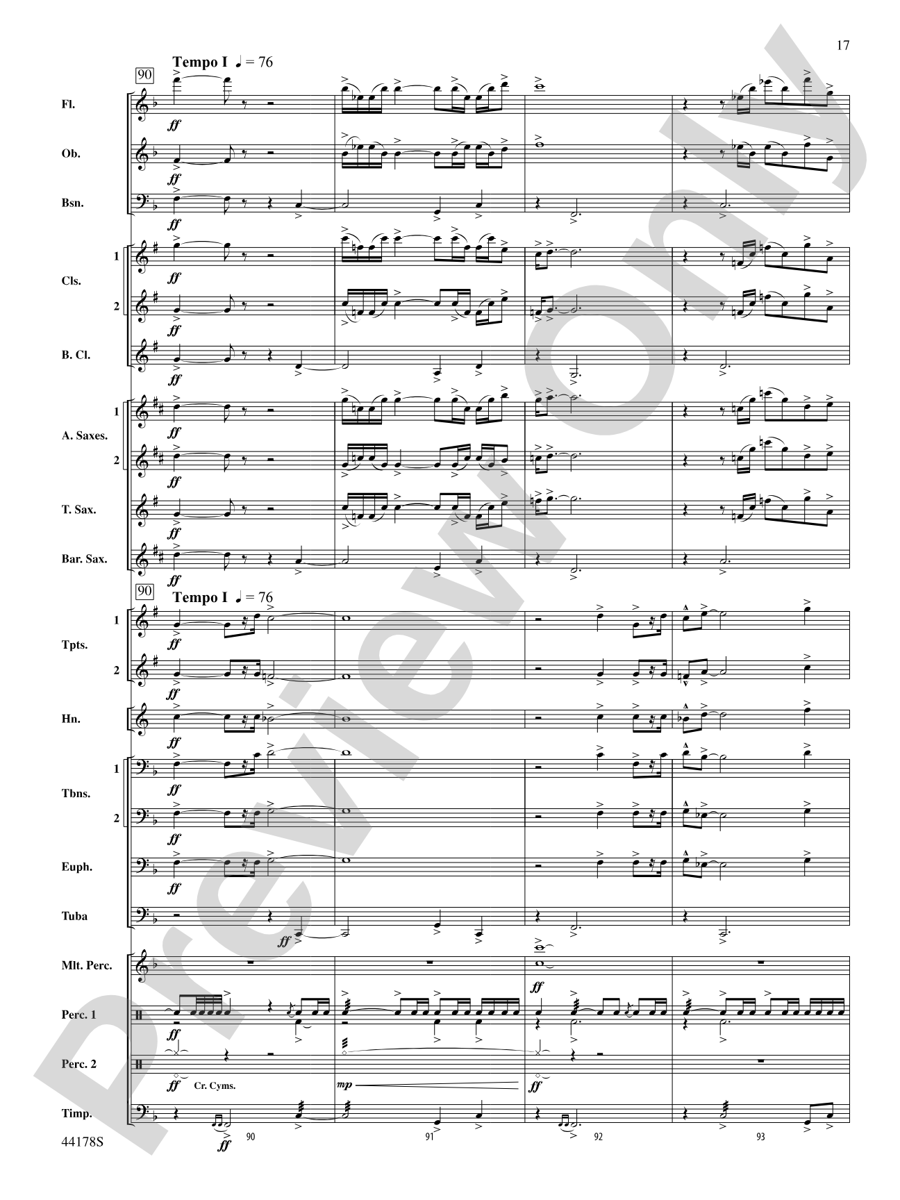 Intrepid Journey: Concert Band Conductor Score & Parts