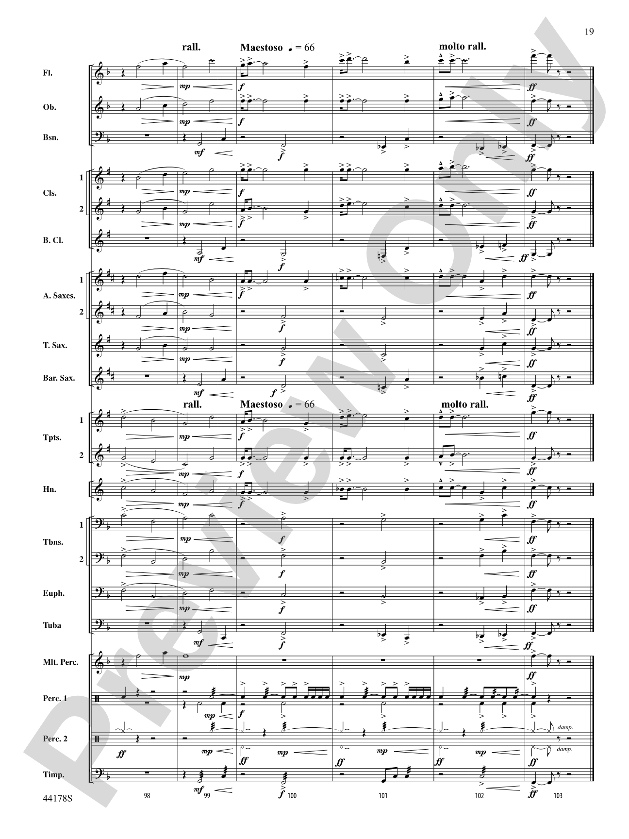 Intrepid Journey: Concert Band Conductor Score & Parts