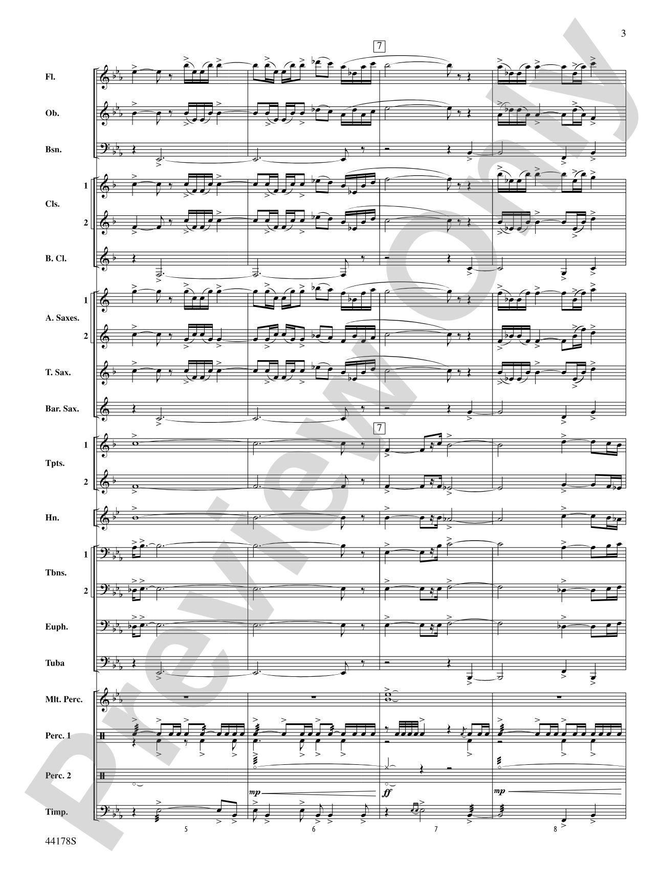 Intrepid Journey: Concert Band Conductor Score & Parts