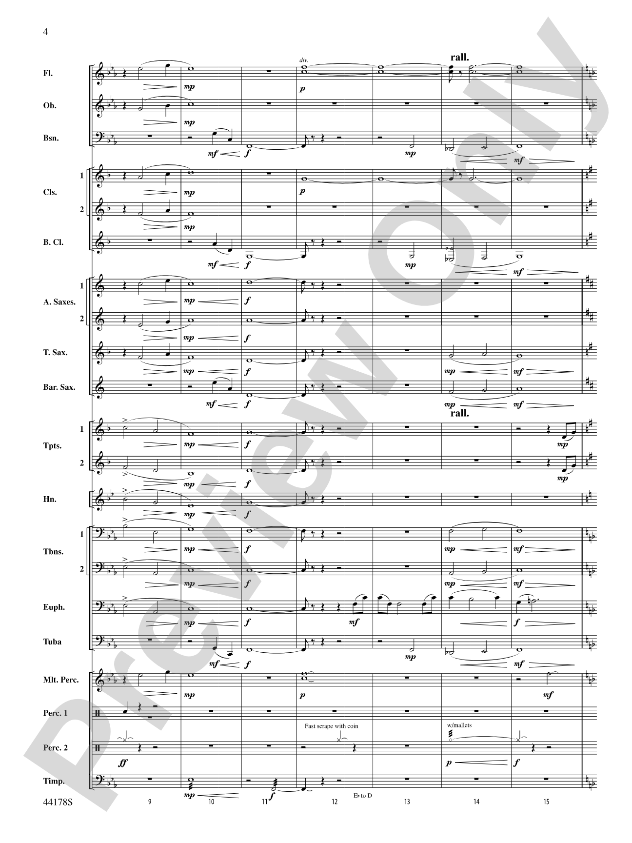 Intrepid Journey: Concert Band Conductor Score & Parts