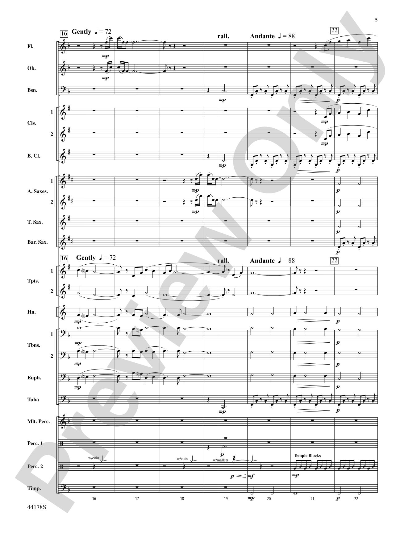 Intrepid Journey: Concert Band Conductor Score & Parts