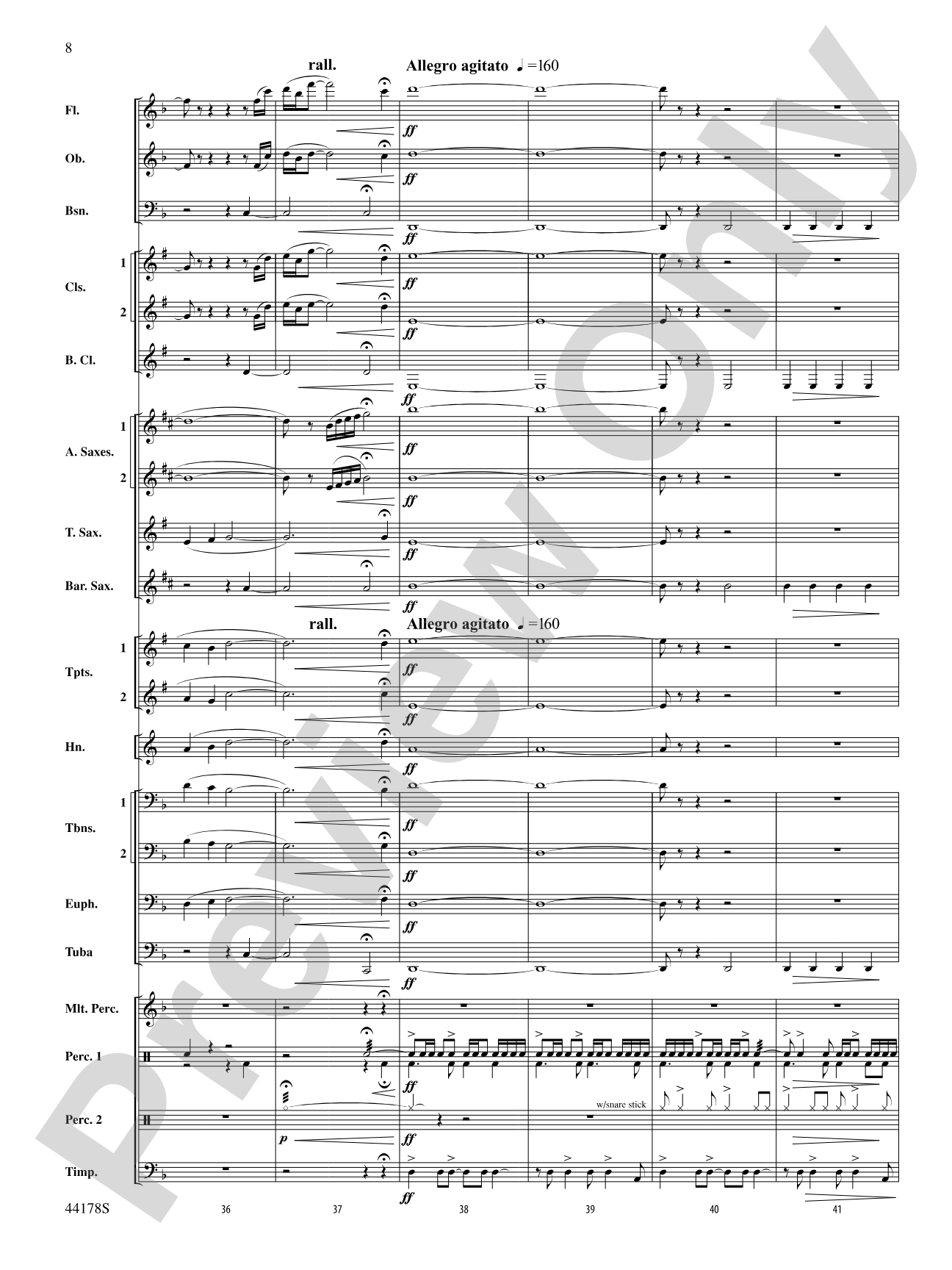 Intrepid Journey: Concert Band Conductor Score & Parts