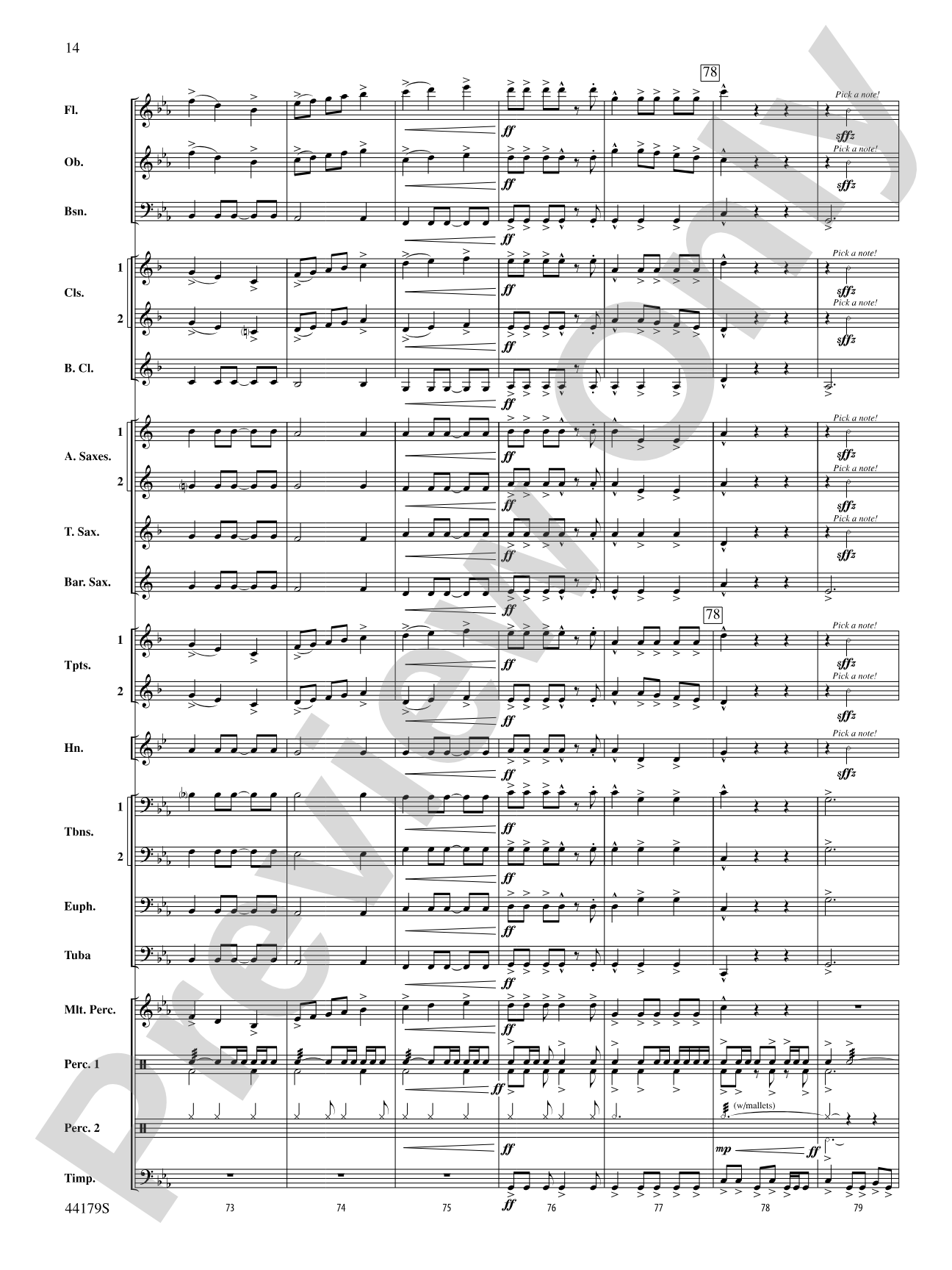 Lake County Landscapes: Concert Band Conductor Score & Parts