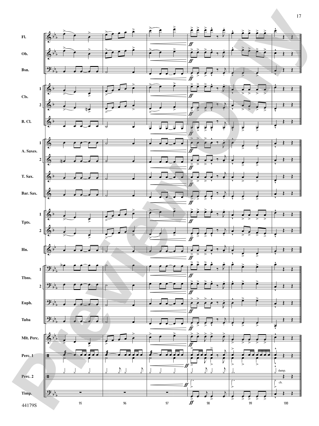 Lake County Landscapes: Concert Band Conductor Score & Parts