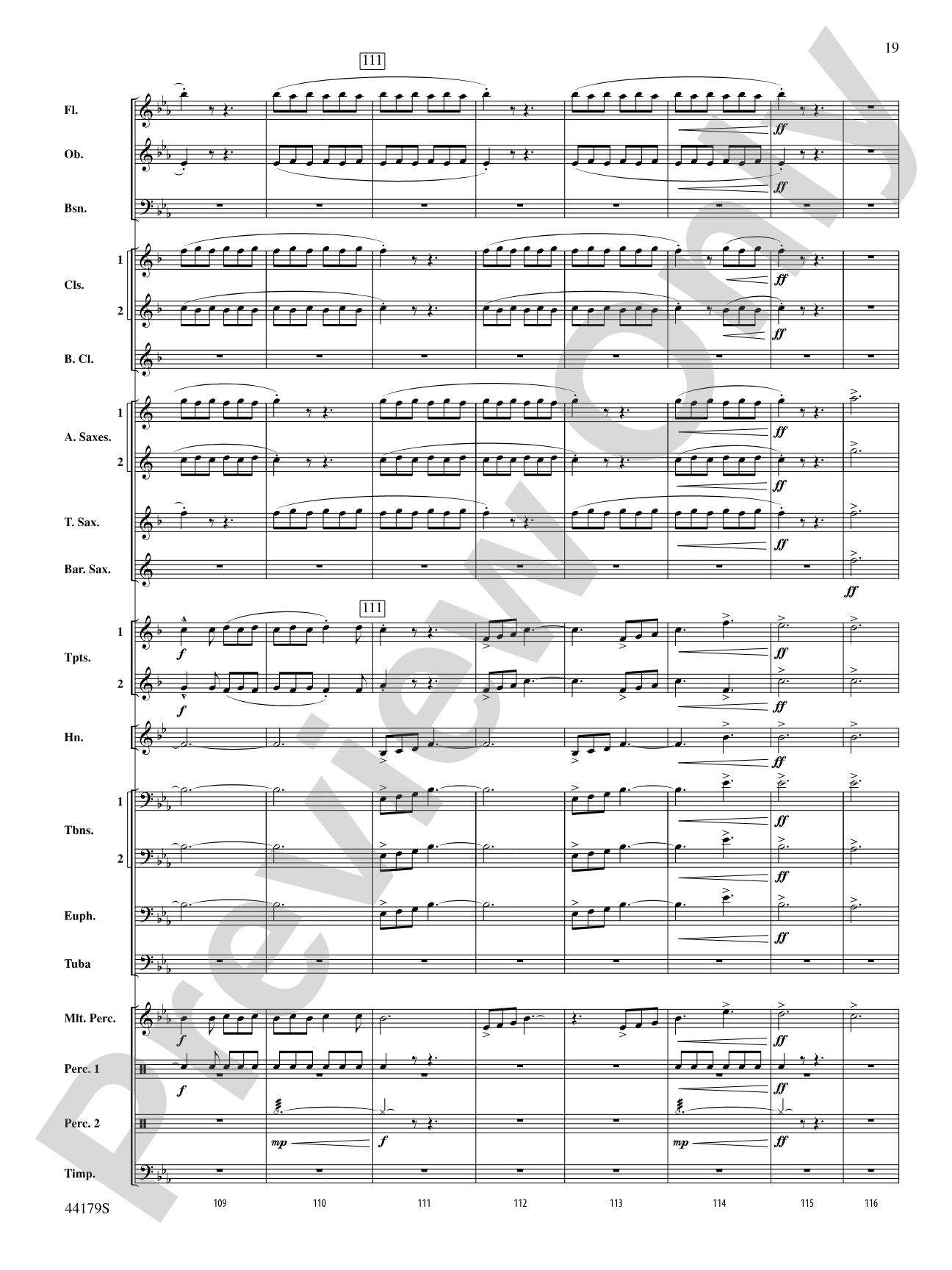 Lake County Landscapes: Concert Band Conductor Score & Parts