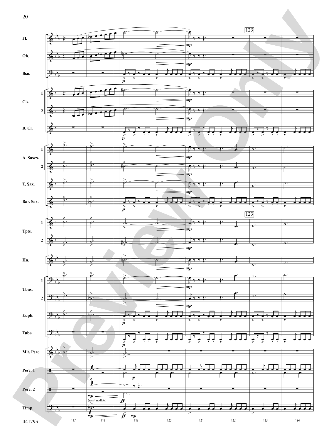 Lake County Landscapes: Concert Band Conductor Score & Parts