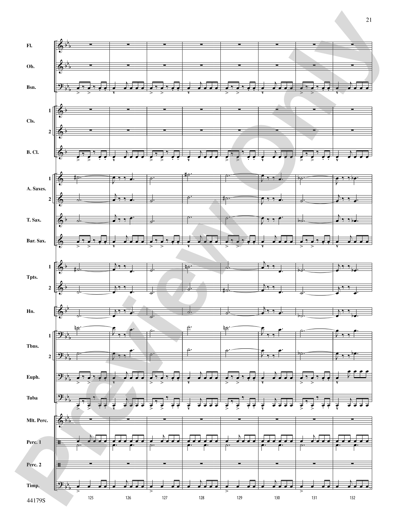 Lake County Landscapes: Concert Band Conductor Score & Parts