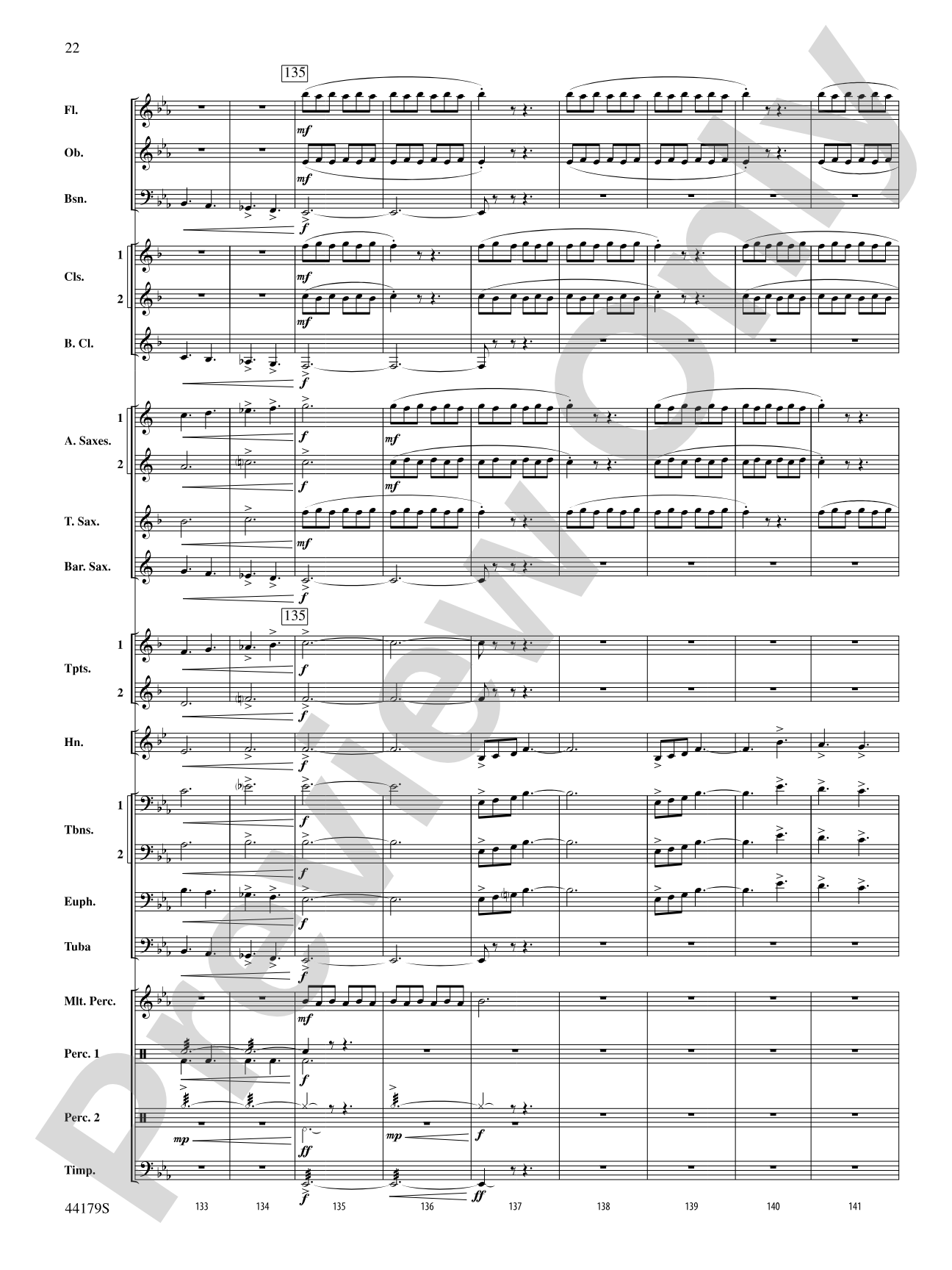Lake County Landscapes: Concert Band Conductor Score & Parts