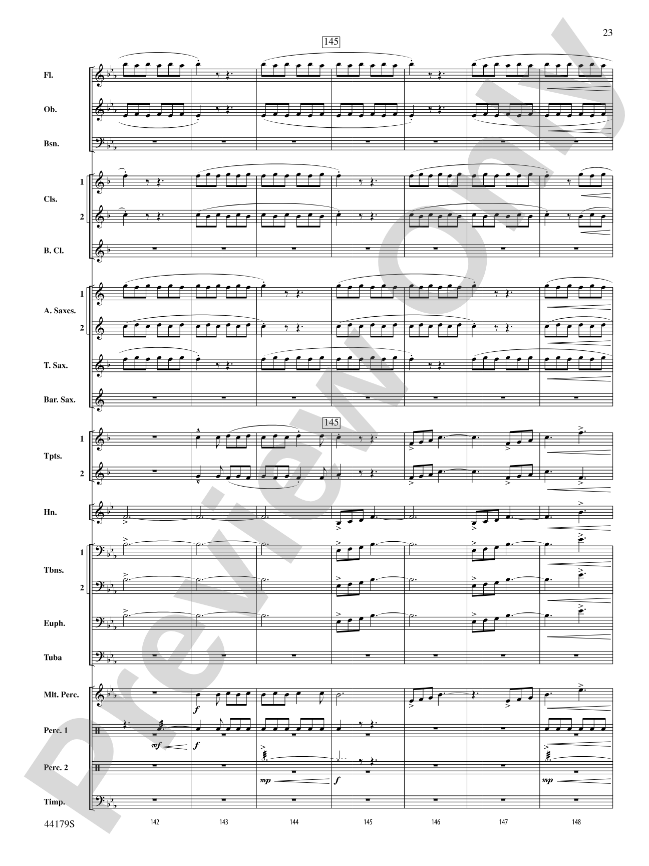 Lake County Landscapes: Concert Band Conductor Score & Parts