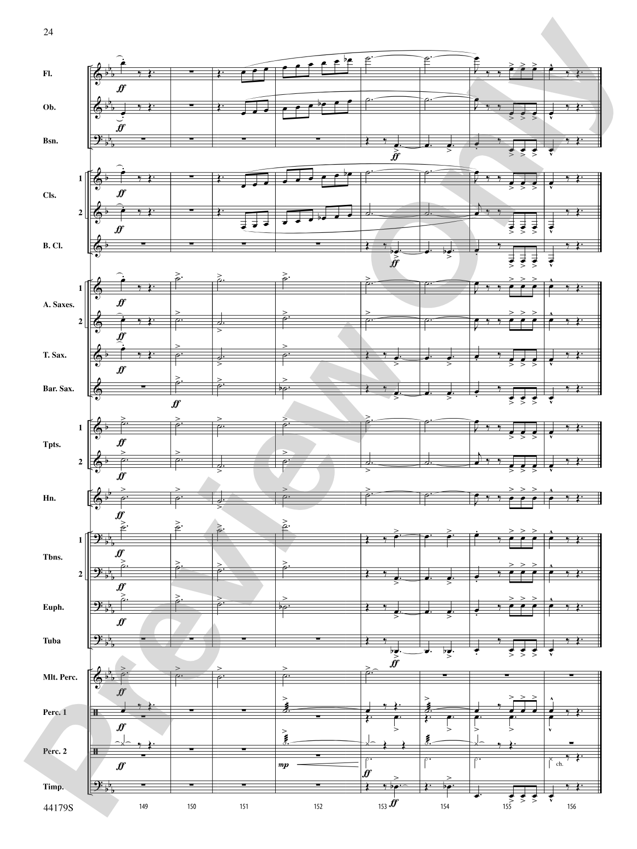 Lake County Landscapes: Concert Band Conductor Score & Parts